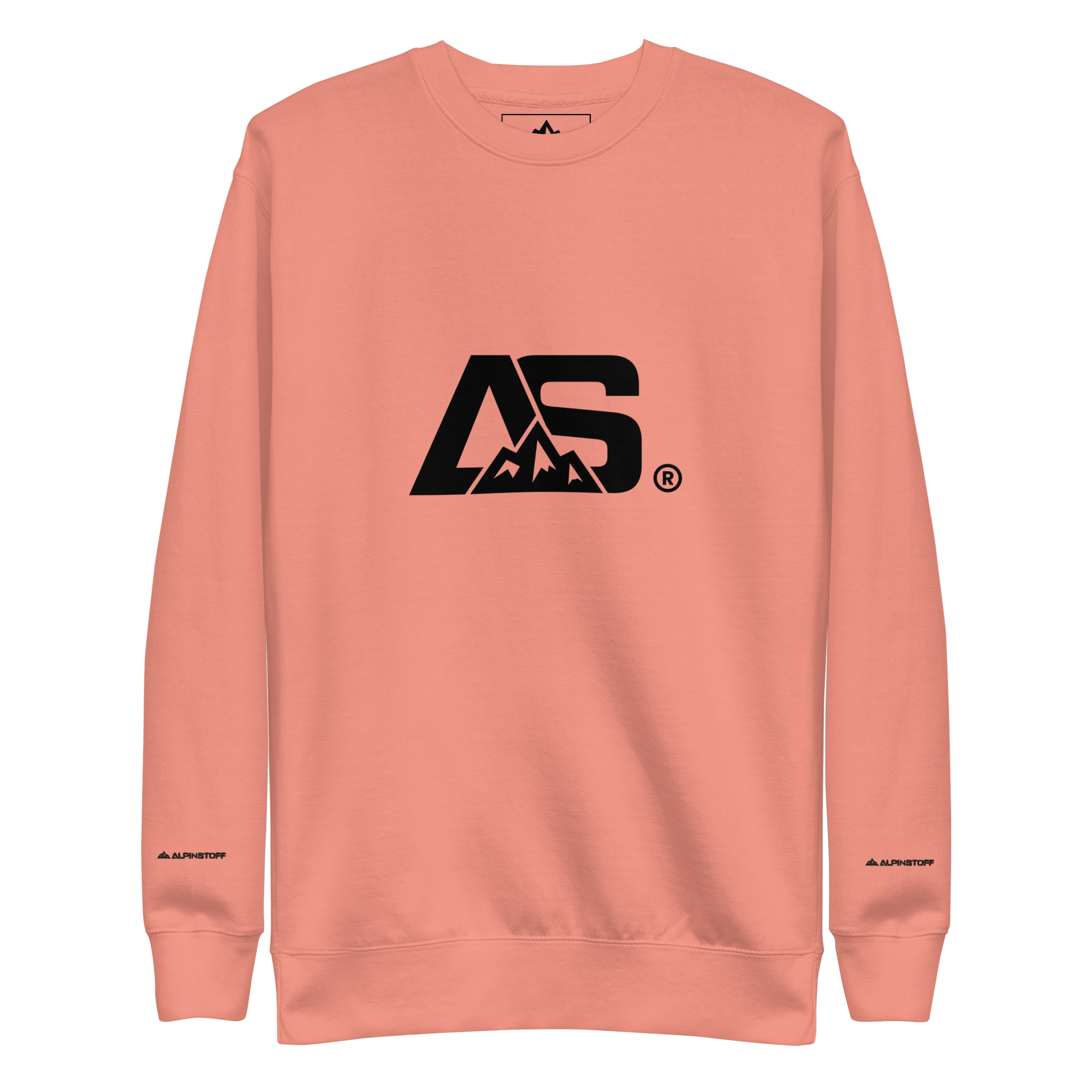ALPINSTOFF® Premium Crewneck – Black Monogram Edition