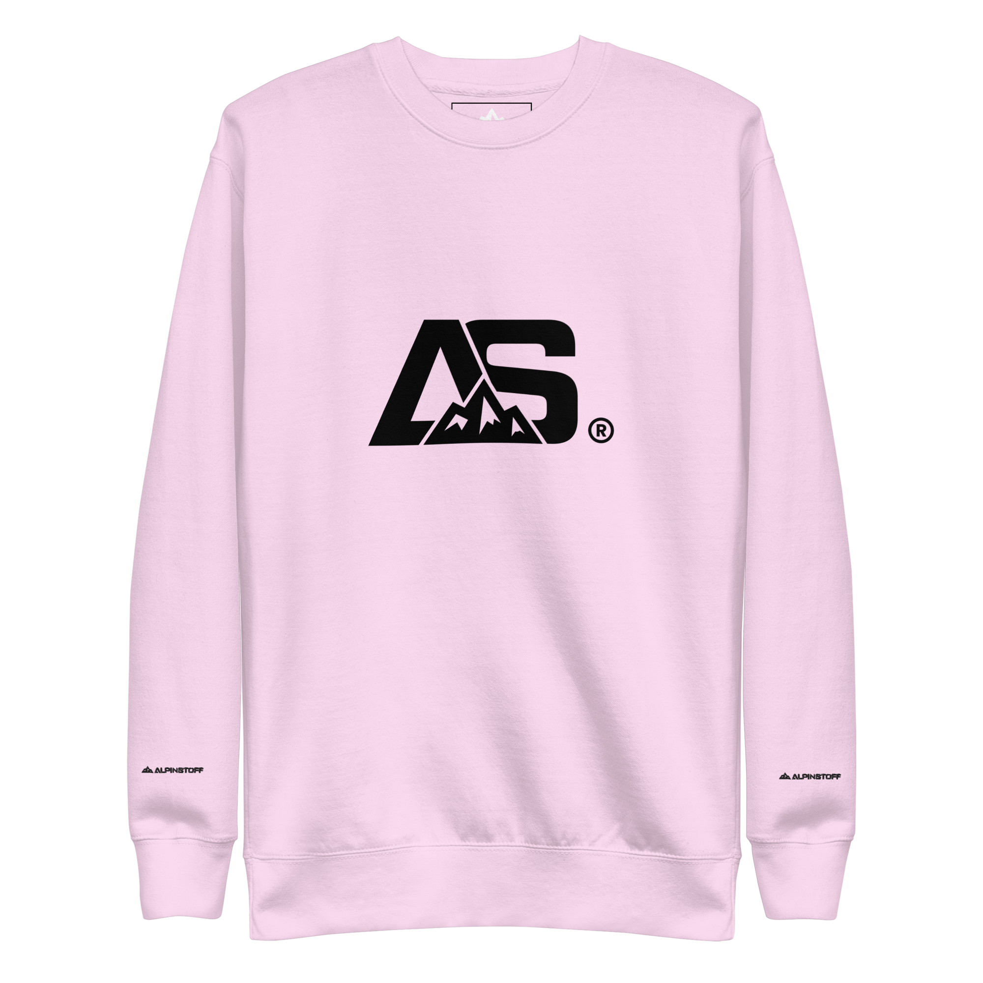 ALPINSTOFF® Premium Crewneck – Black Monogram Edition