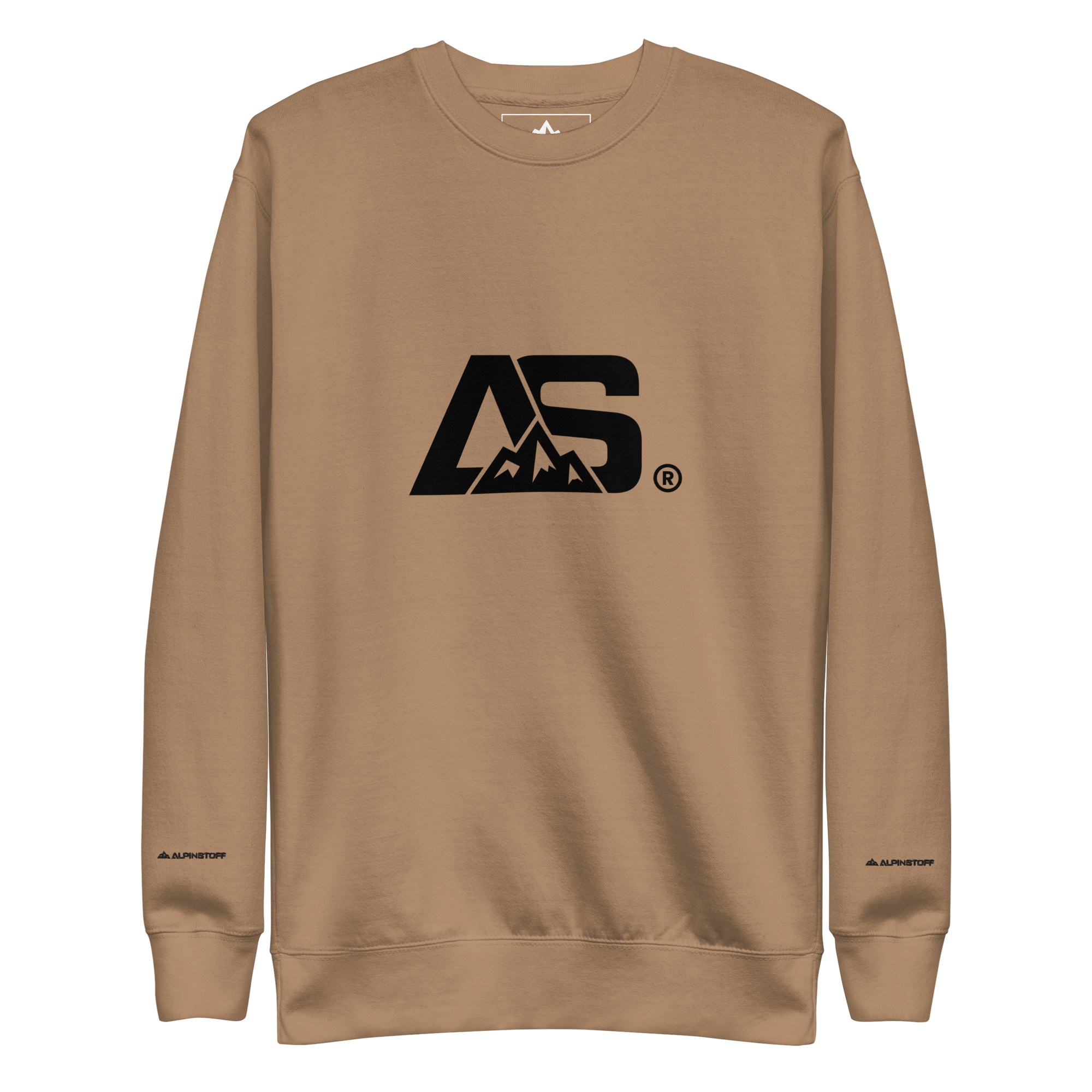 ALPINSTOFF® Premium Crewneck – Black Monogram Edition