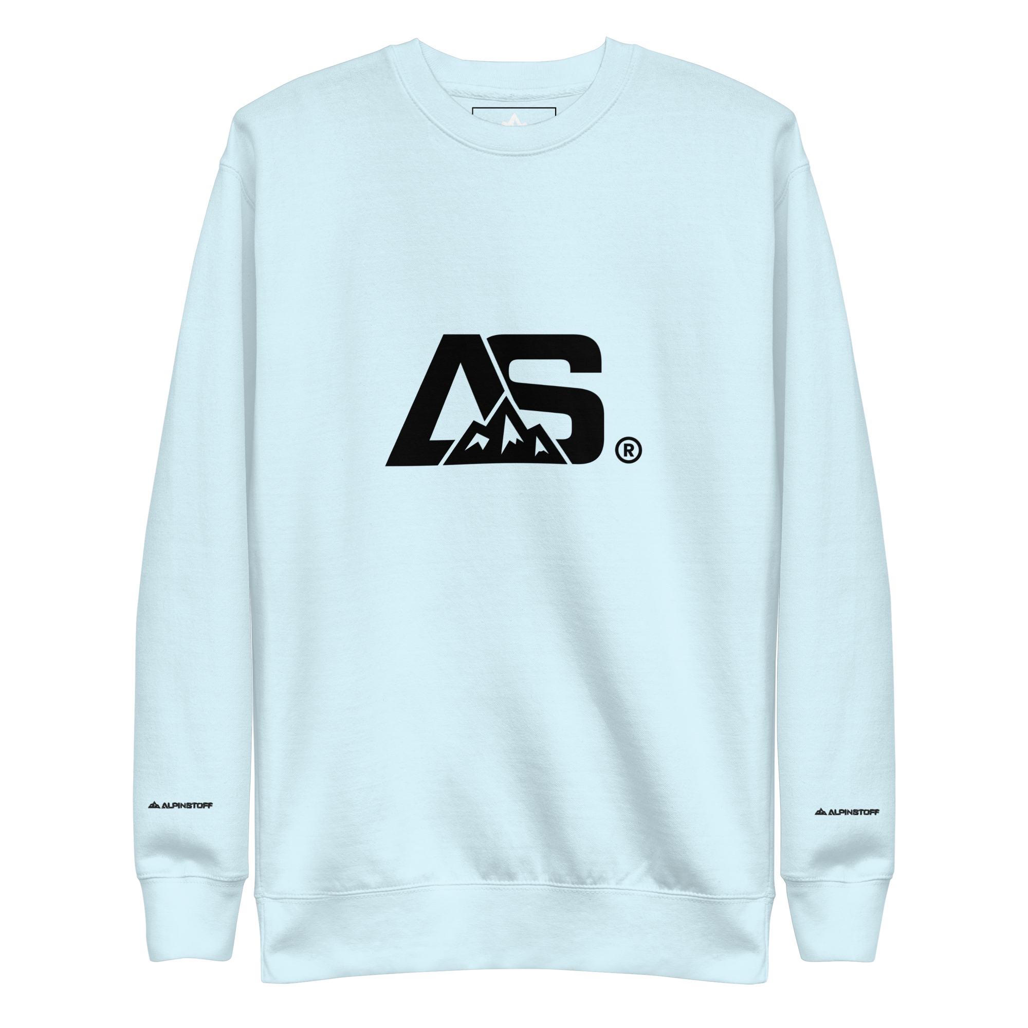 ALPINSTOFF® Premium Crewneck – Black Monogram Edition
