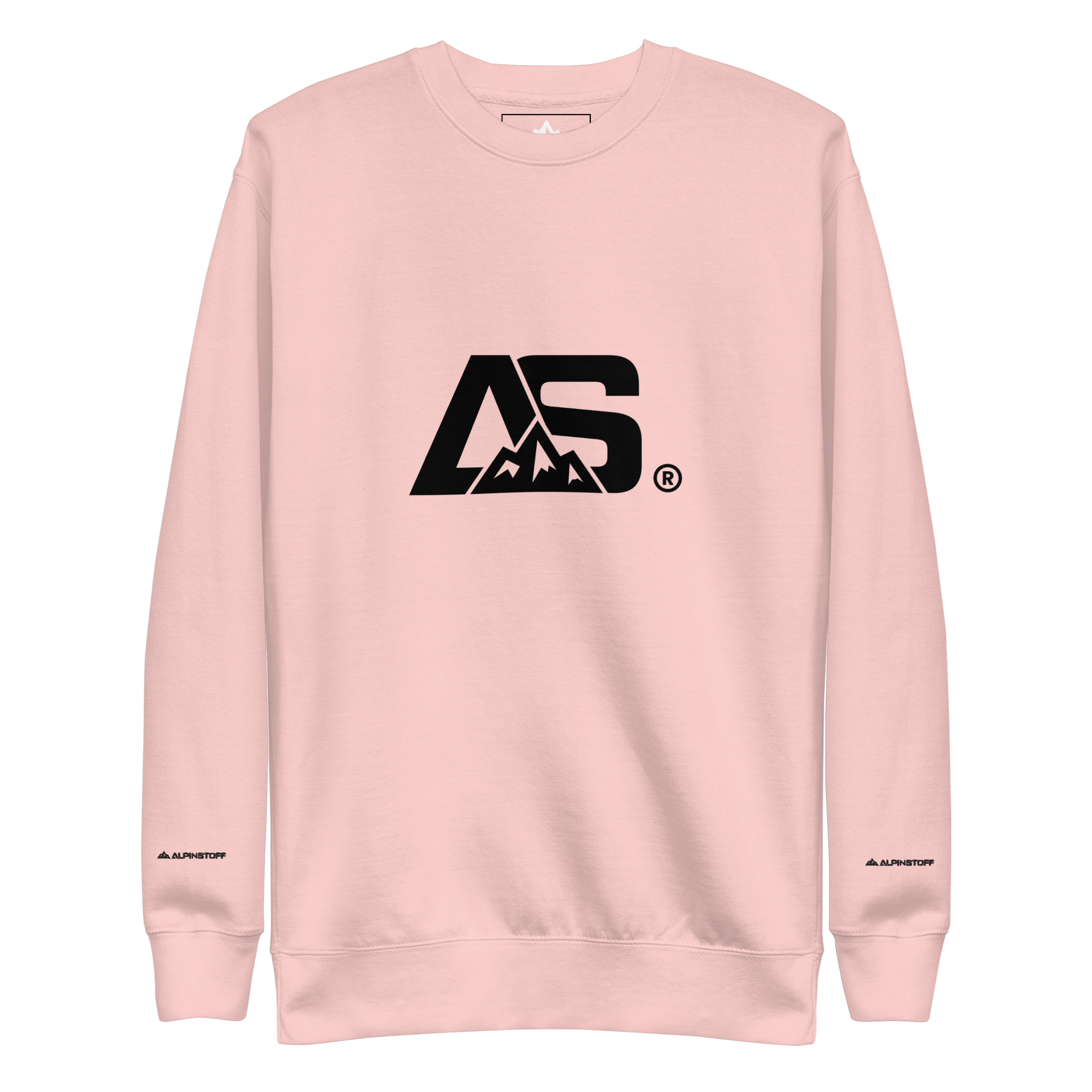 ALPINSTOFF® Premium Crewneck – Black Monogram Edition
