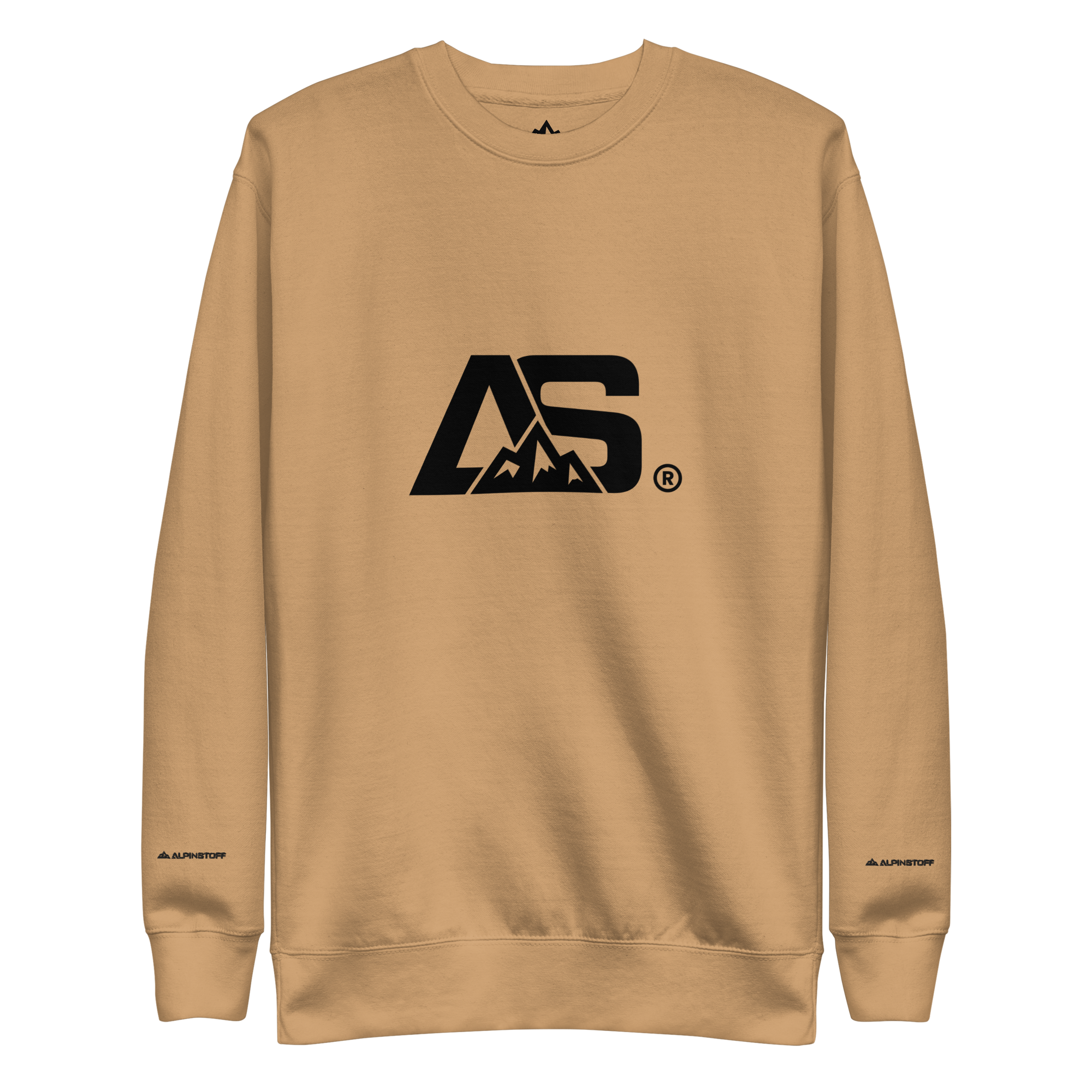 ALPINSTOFF® Premium Crewneck – Black Monogram Edition