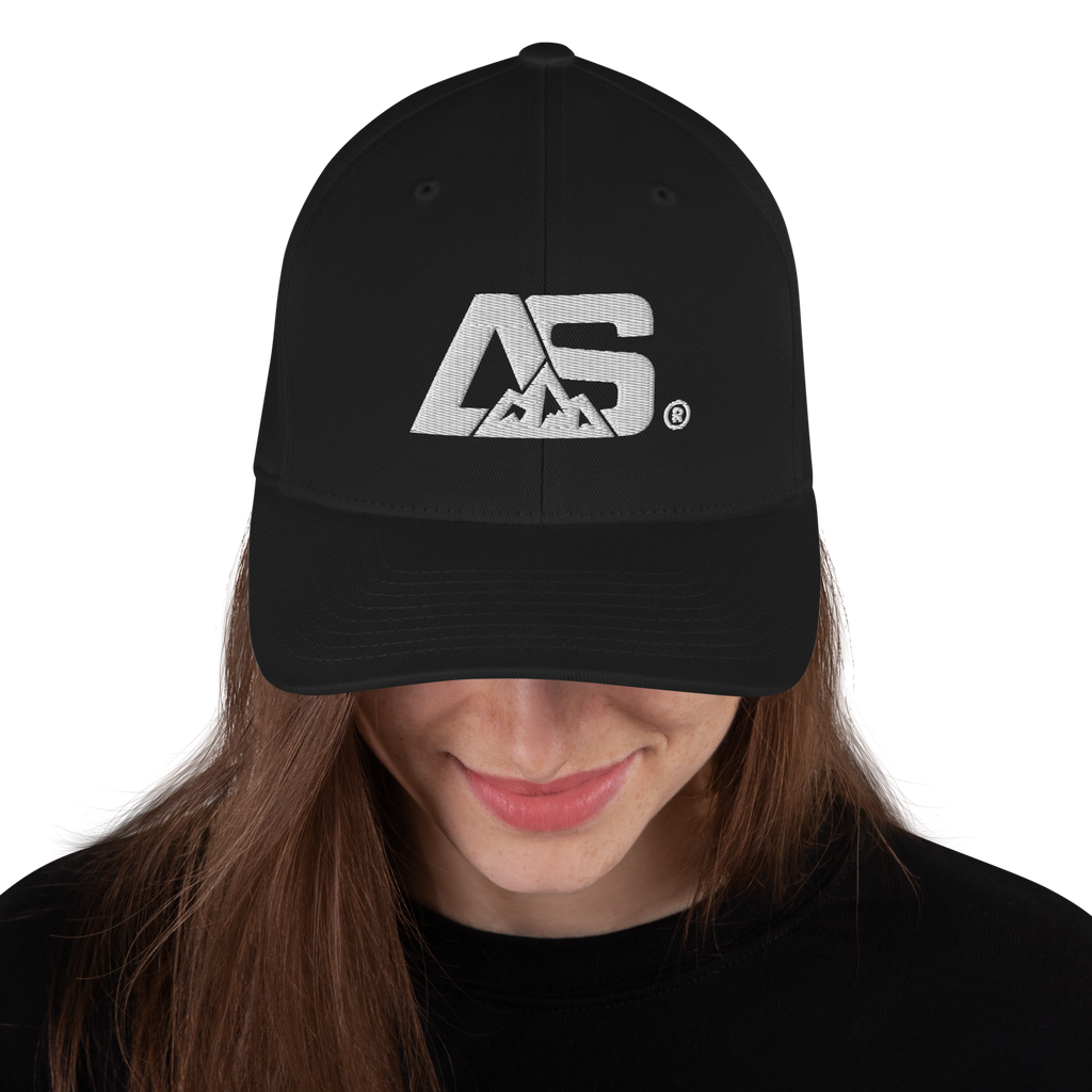 ALPINSTOFF® Twill Stretch Cap – AS Monogram White Stitch