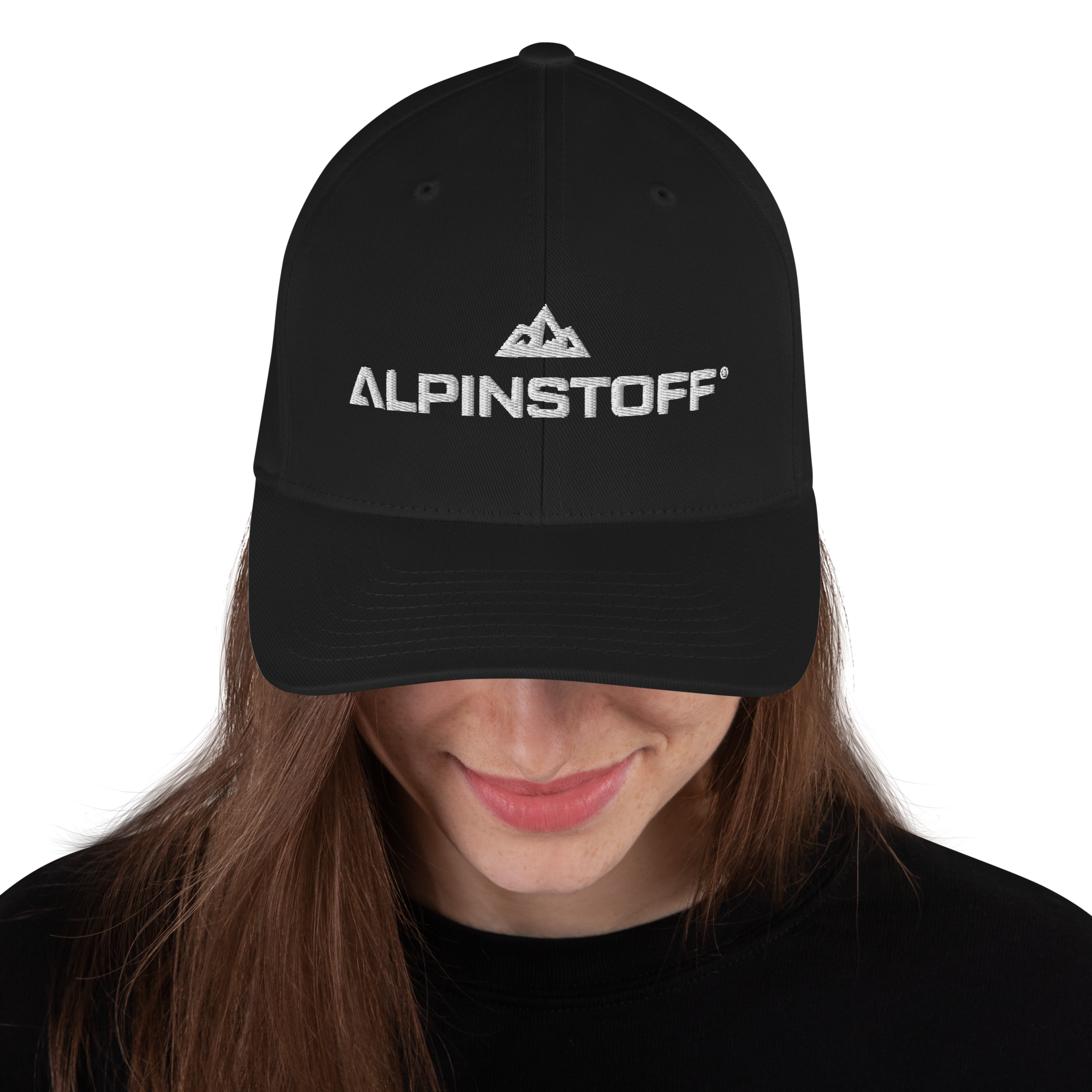 ALPINSTOFF® Twill Stretch Cap – White Stitch