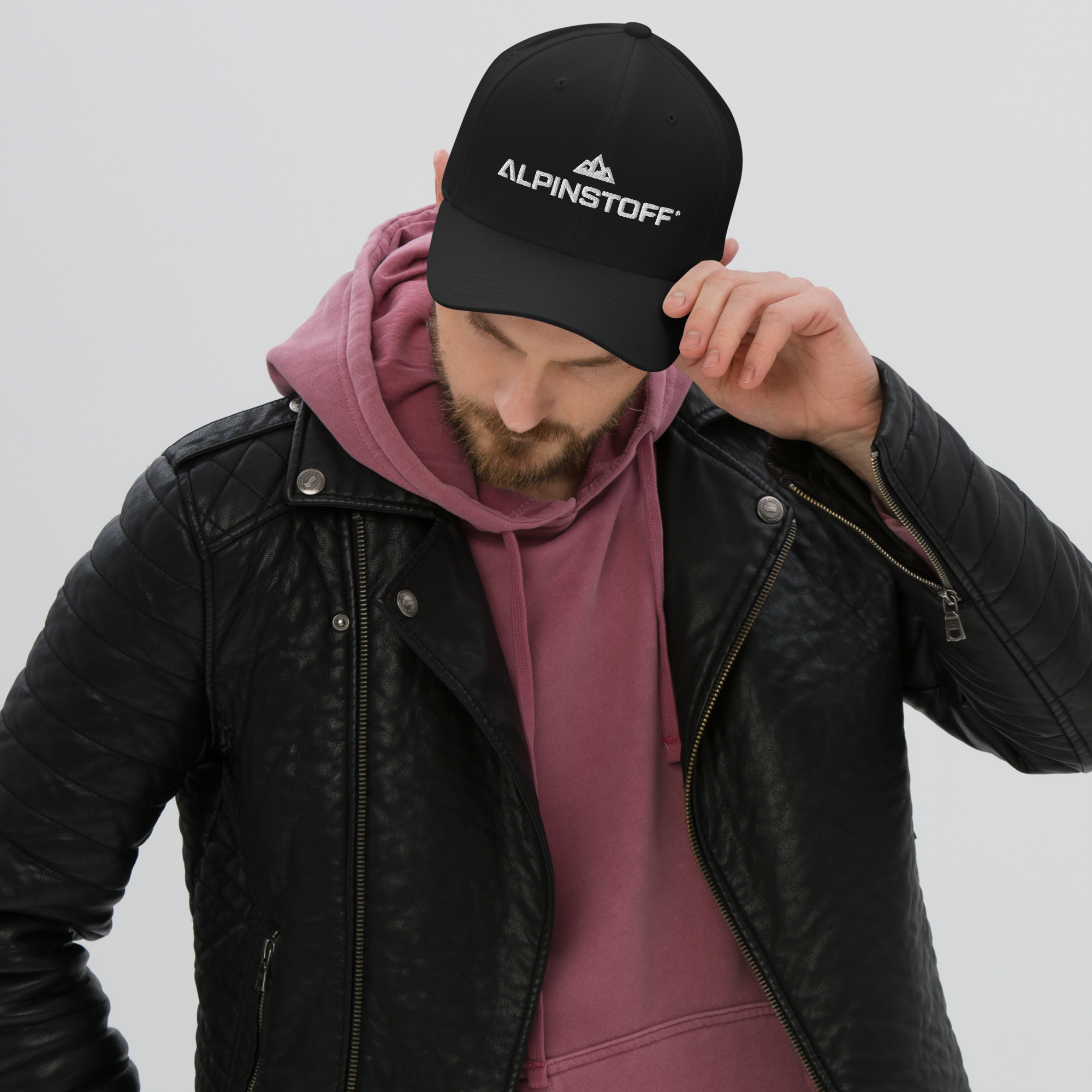 ALPINSTOFF® Twill Stretch Cap – White Stitch