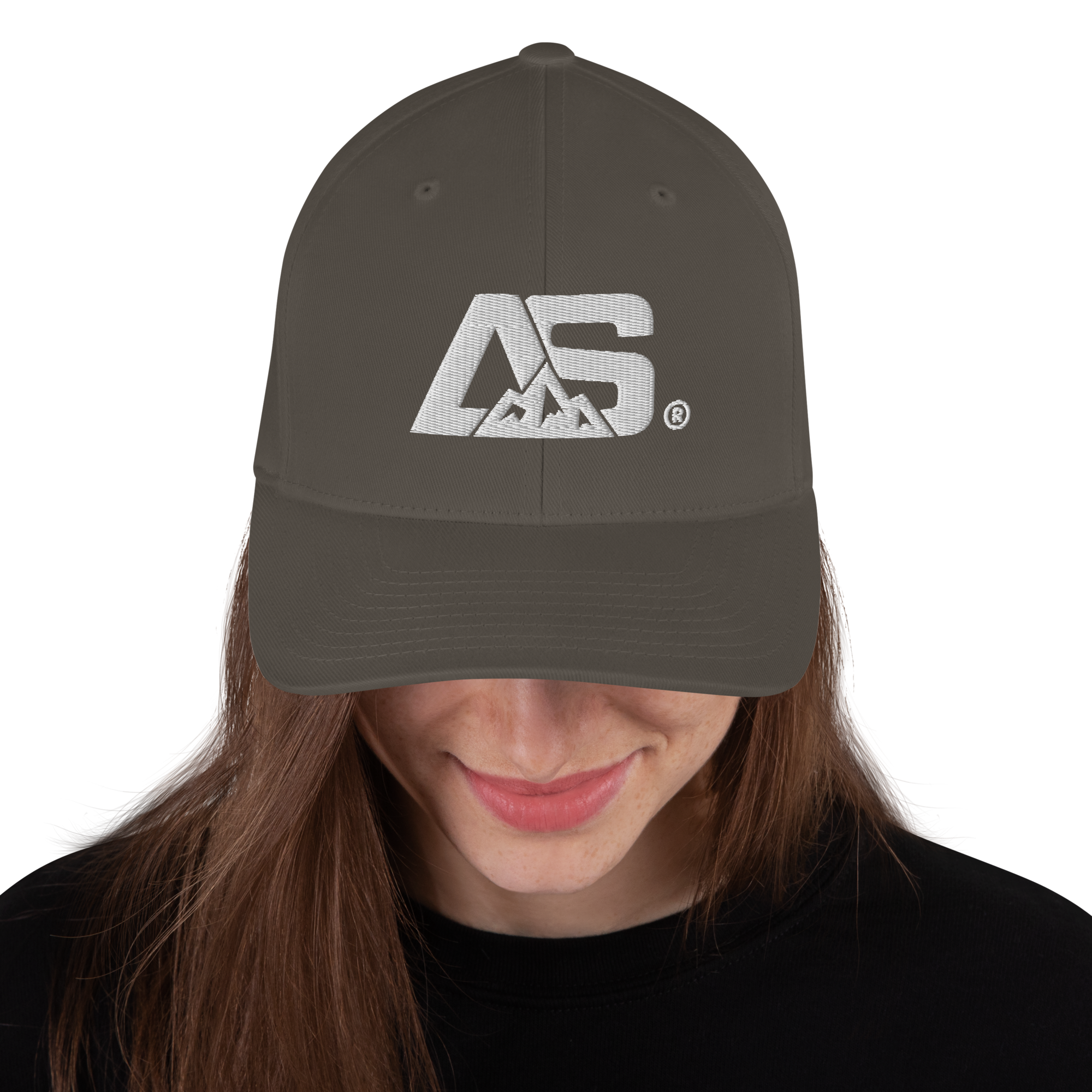ALPINSTOFF® Twill Stretch Cap – AS Monogram White Stitch
