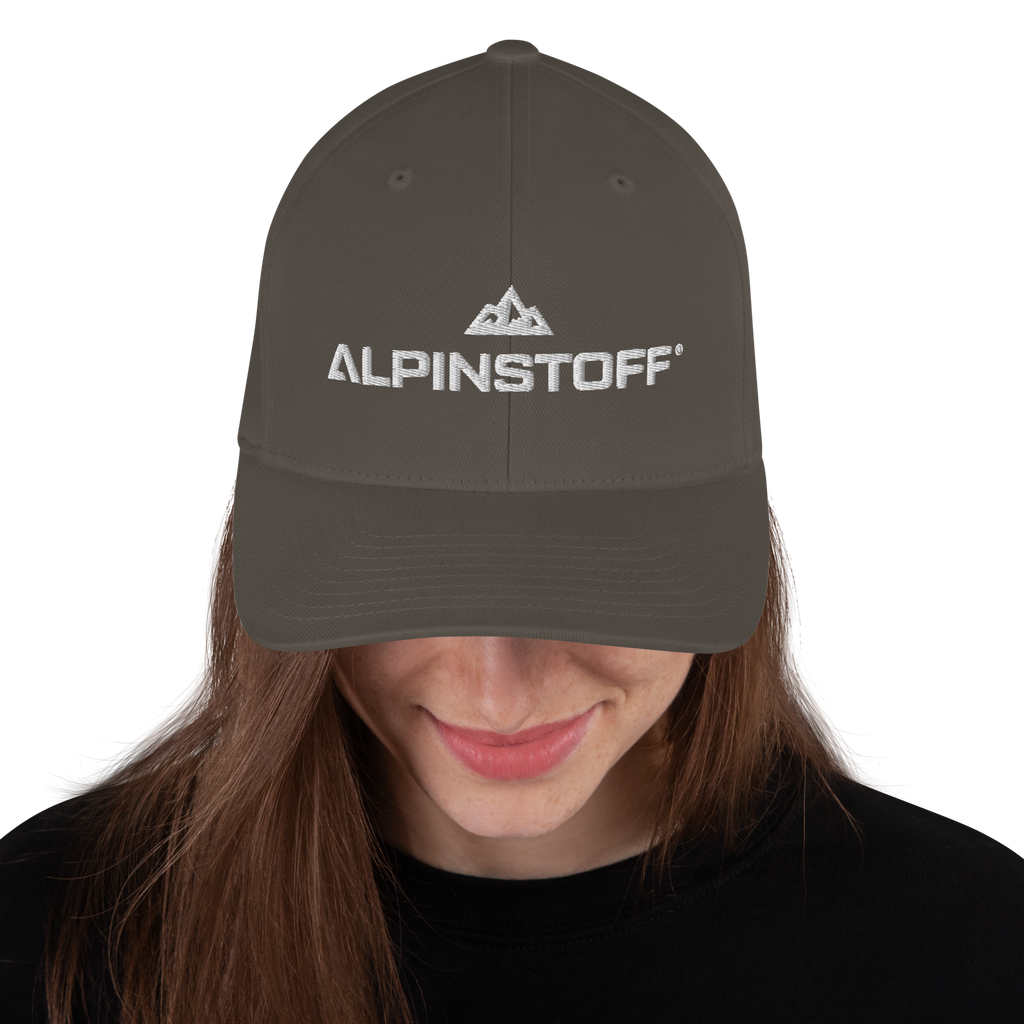 ALPINSTOFF® Twill Stretch Cap – White Stitch