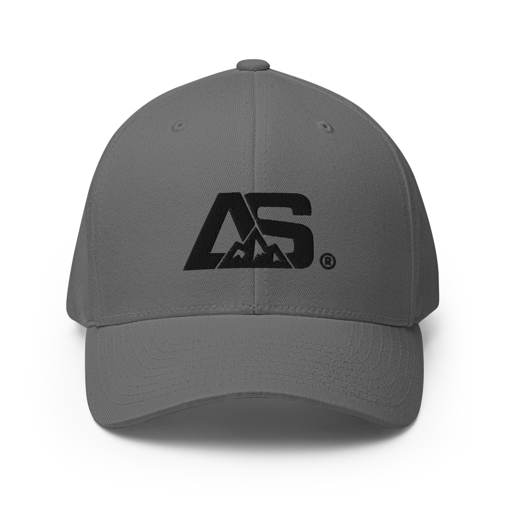 ALPINSTOFF® Twill Stretch Cap – AS Monogram Black Stitch