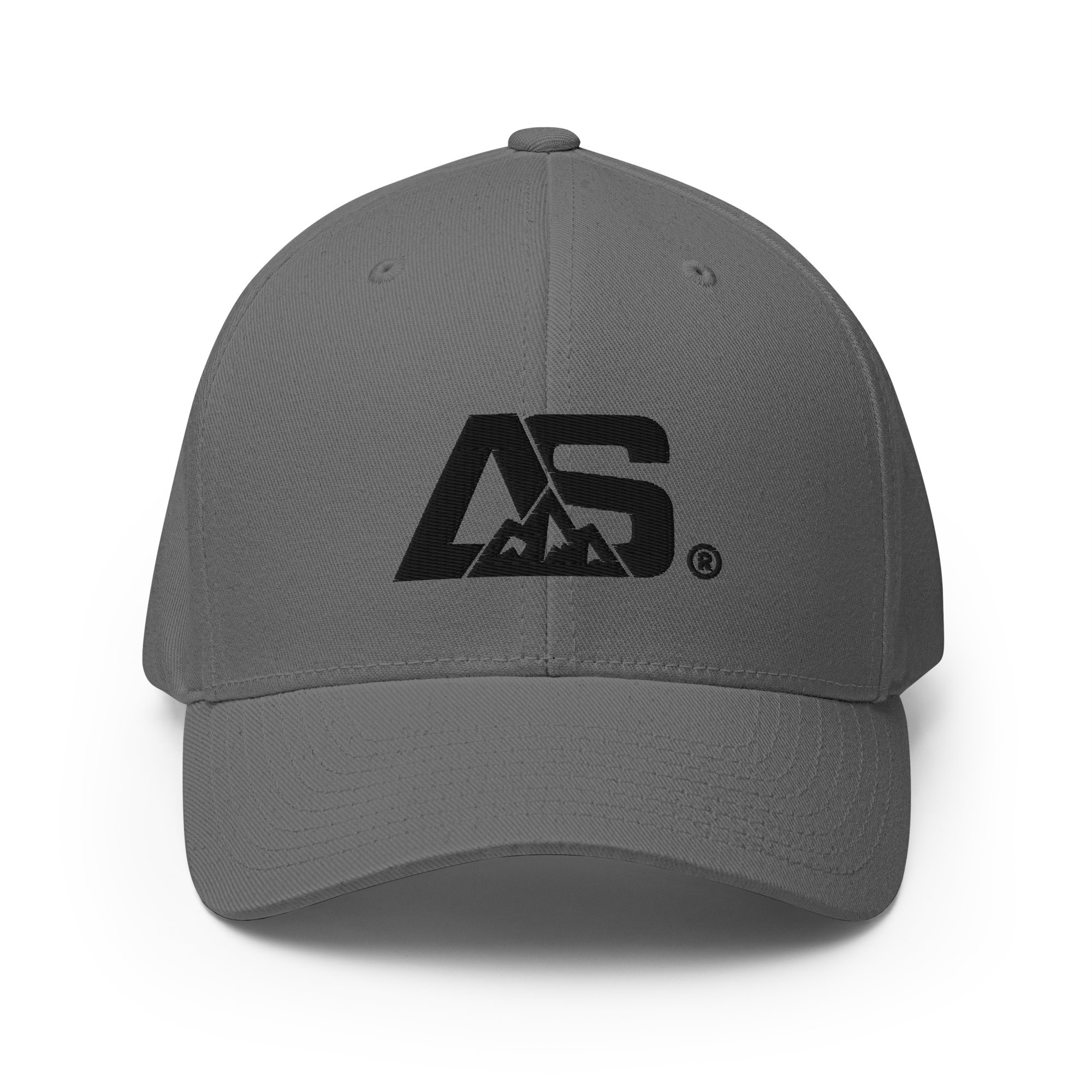 ALPINSTOFF® Twill Stretch Cap – AS Monogram Black Stitch