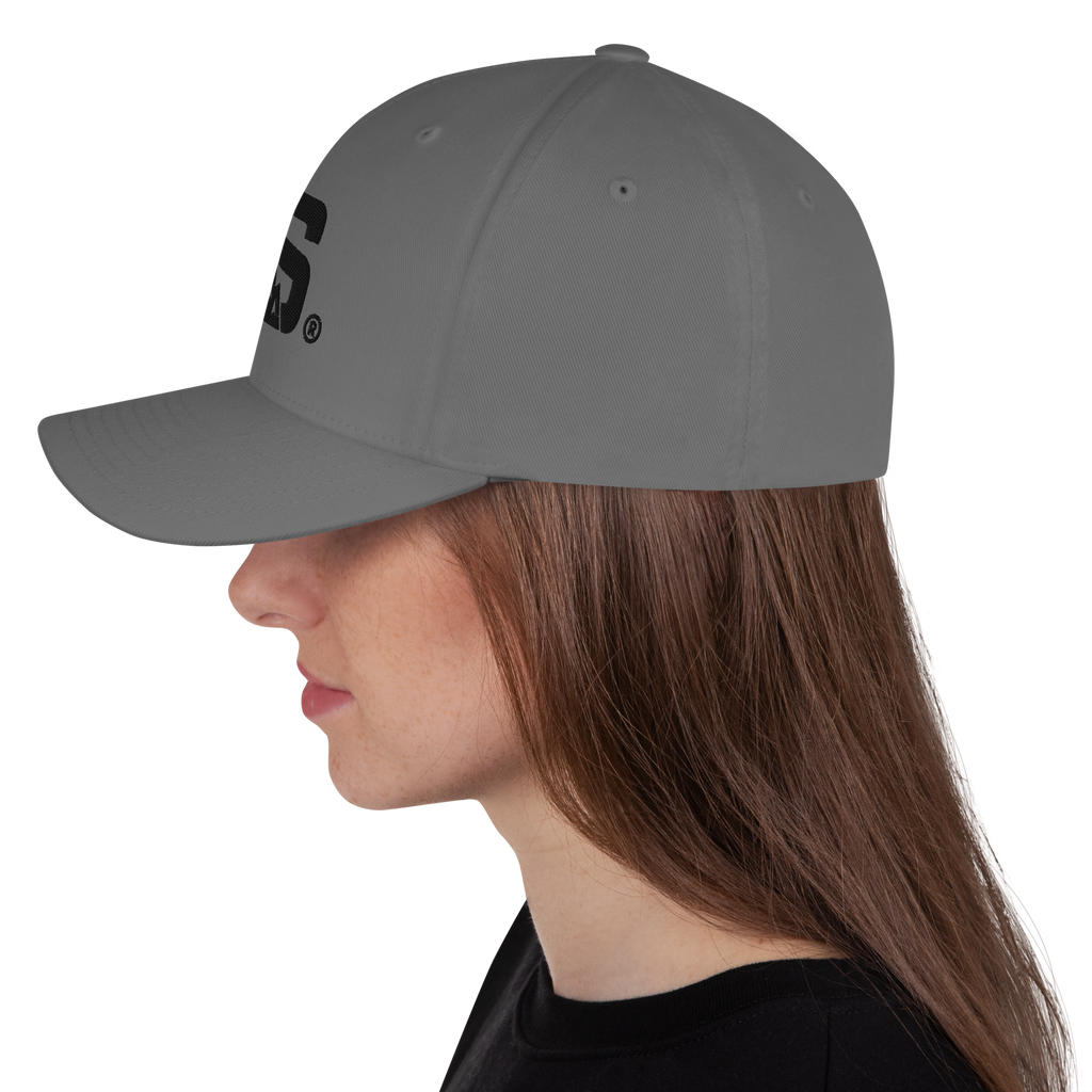 ALPINSTOFF® Twill Stretch Cap – AS Monogram Black Stitch