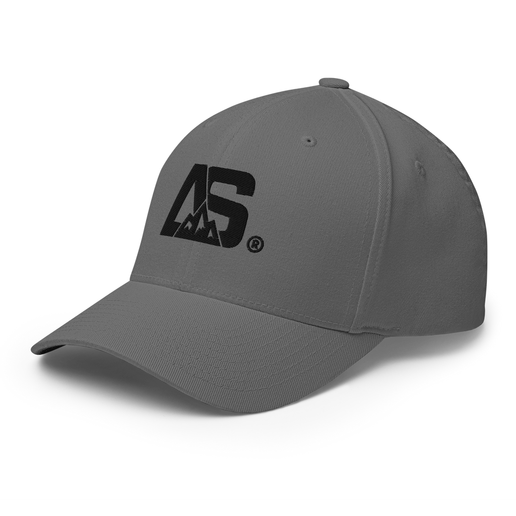 ALPINSTOFF® Twill Stretch Cap – AS Monogram Black Stitch