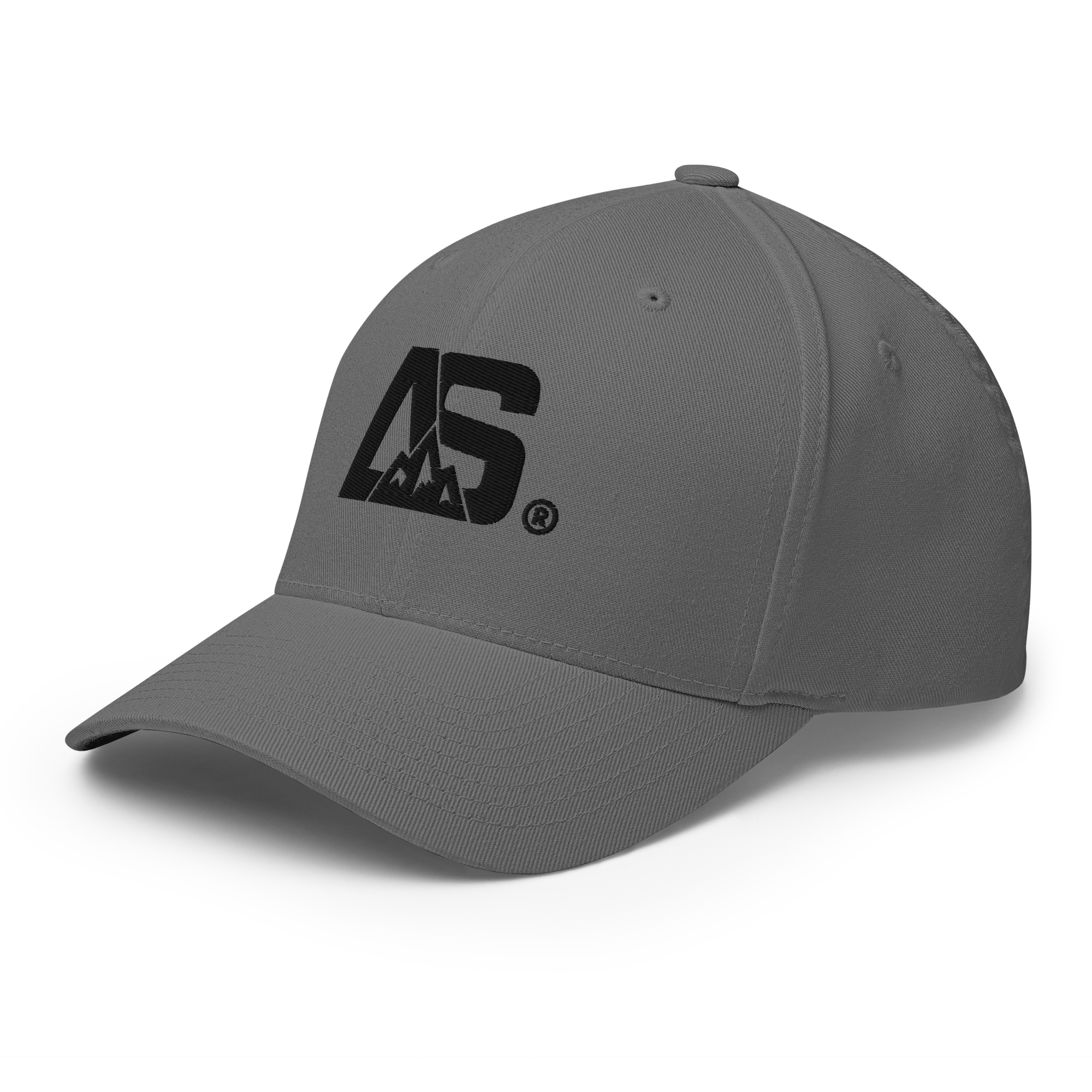 ALPINSTOFF® Twill Stretch Cap – AS Monogram Black Stitch