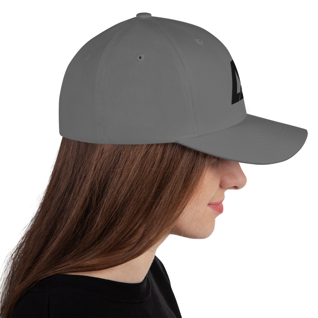 ALPINSTOFF® Twill Stretch Cap – AS Monogram Black Stitch