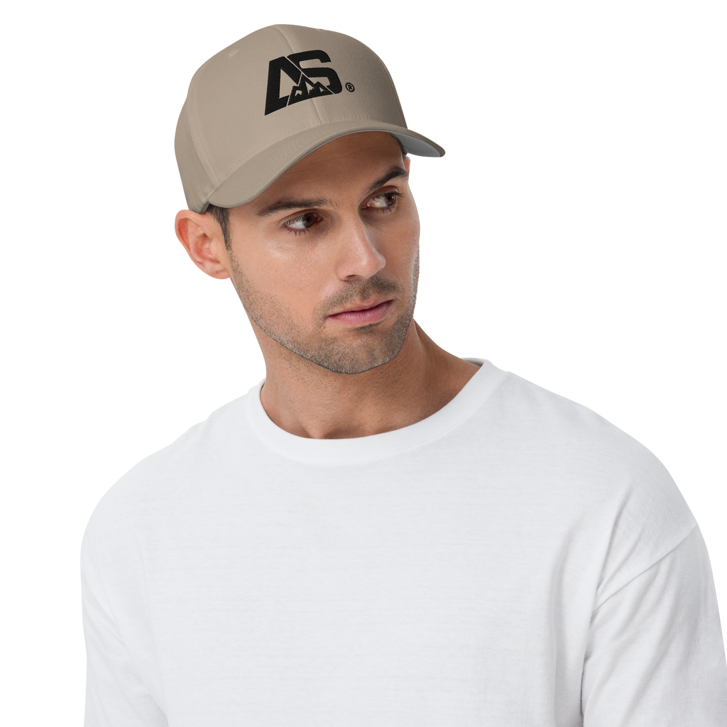 ALPINSTOFF® Twill Stretch Cap – AS Monogram Black Stitch