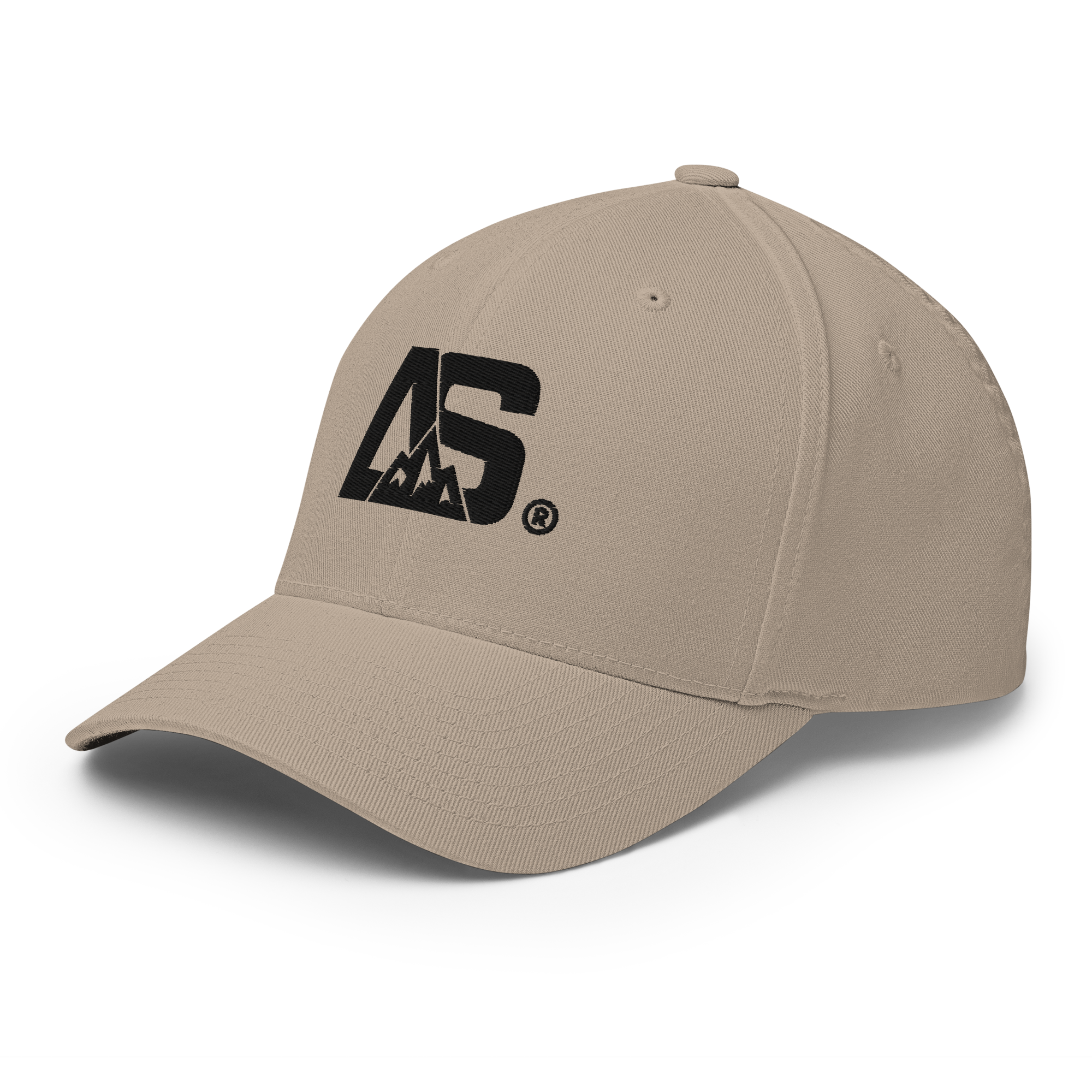 ALPINSTOFF® Twill Stretch Cap – AS Monogram Black Stitch