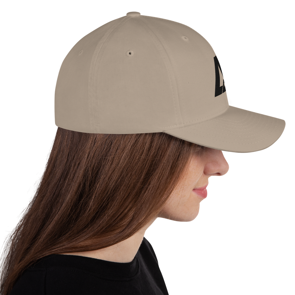 ALPINSTOFF® Twill Stretch Cap – AS Monogram Black Stitch