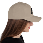 ALPINSTOFF® Twill Stretch Cap – AS Monogram Black Stitch