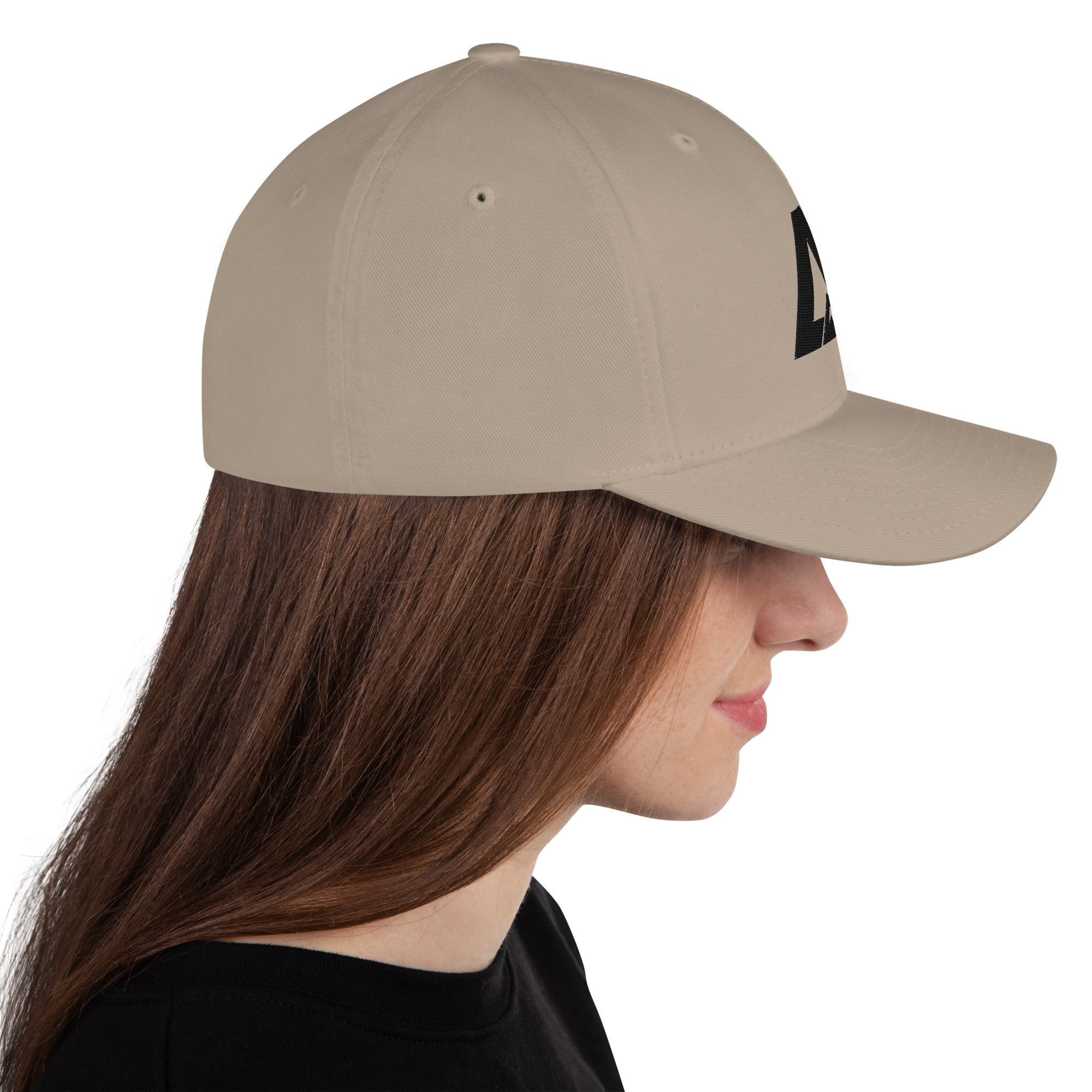 ALPINSTOFF® Twill Stretch Cap – AS Monogram Black Stitch