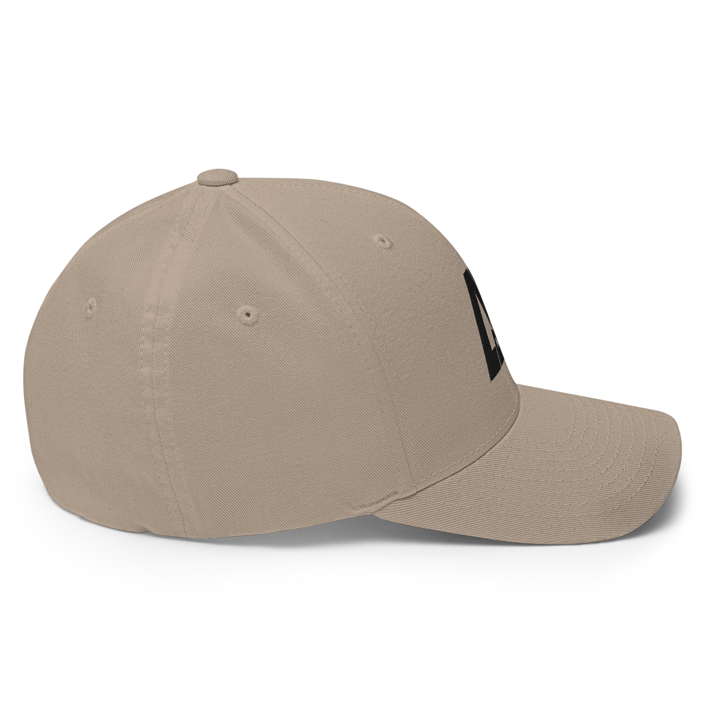 ALPINSTOFF® Twill Stretch Cap – AS Monogram Black Stitch
