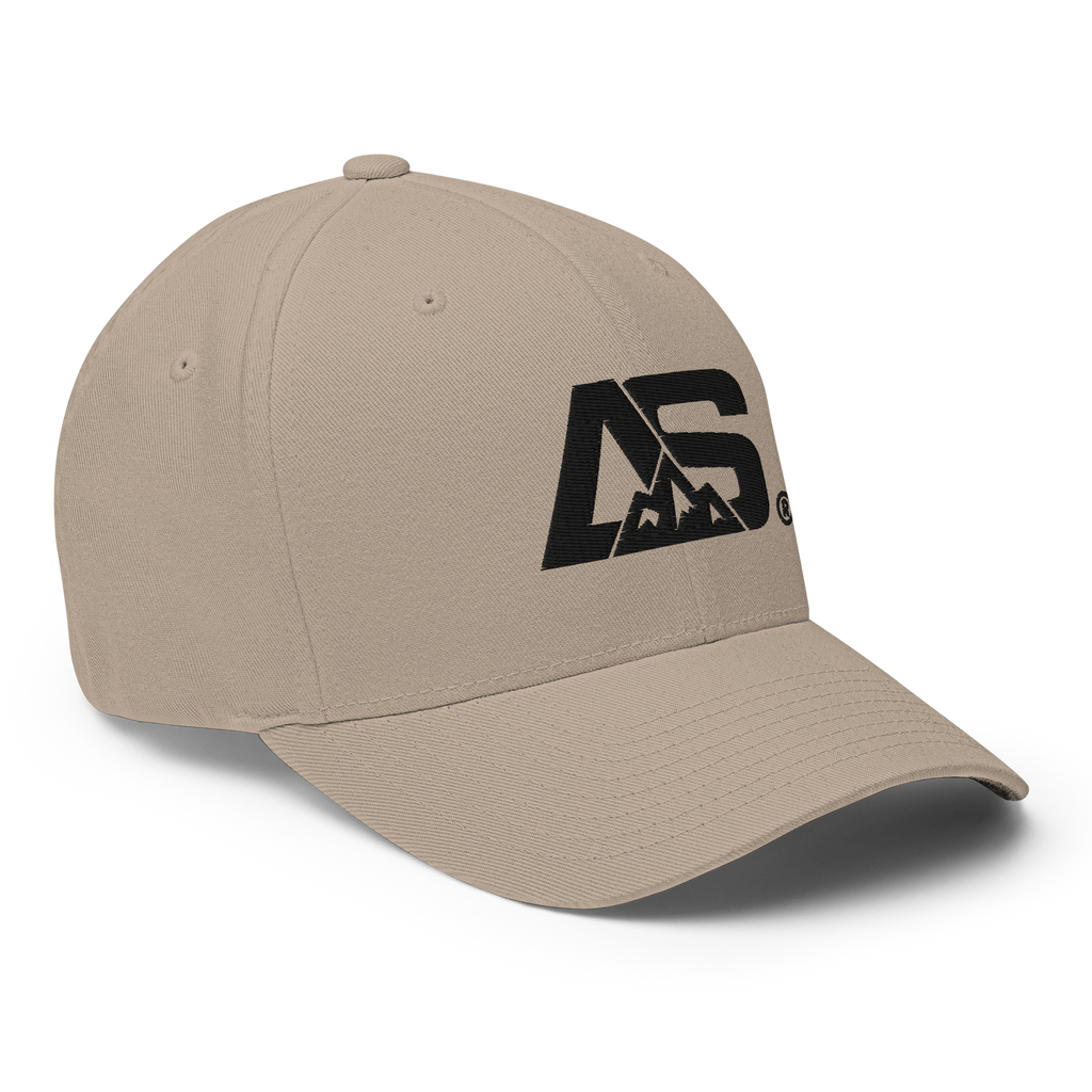 ALPINSTOFF® Twill Stretch Cap – AS Monogram Black Stitch