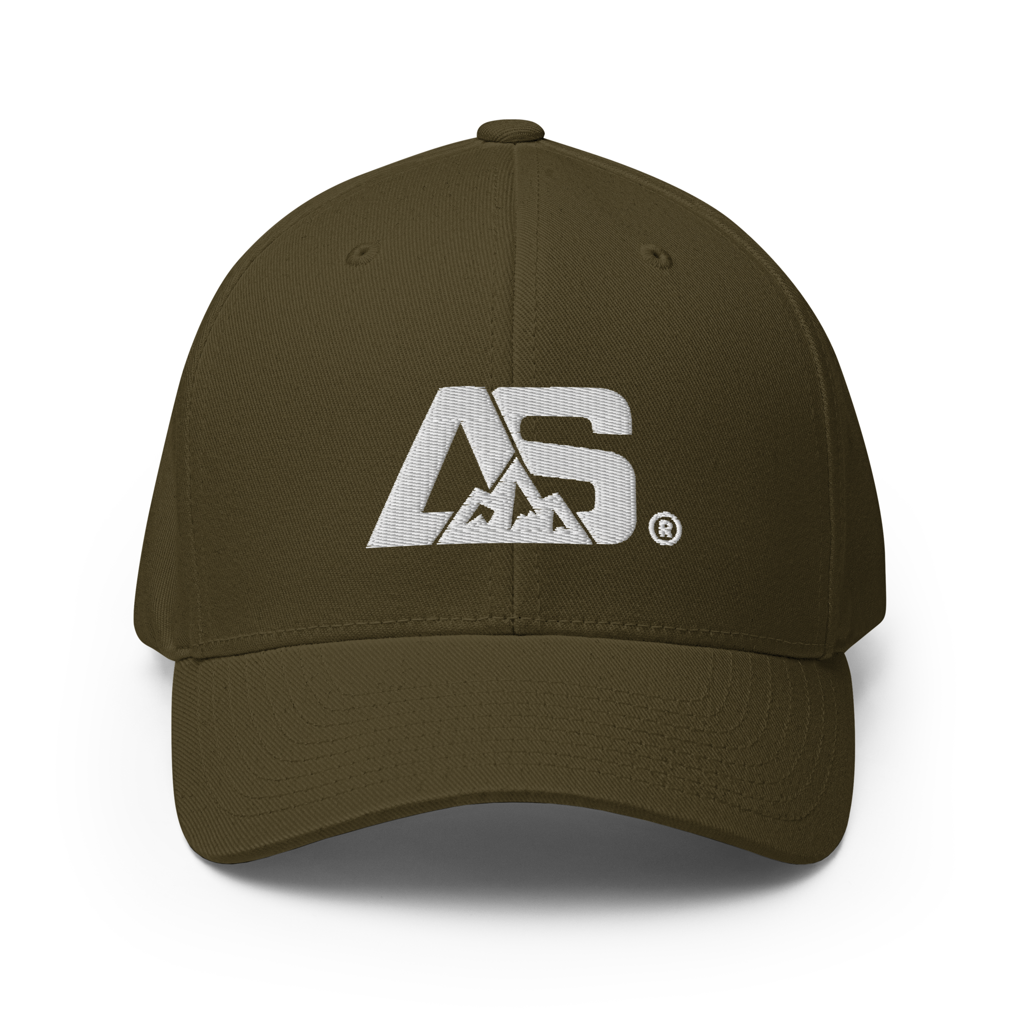 ALPINSTOFF® Twill Stretch Cap – AS Monogram White Stitch