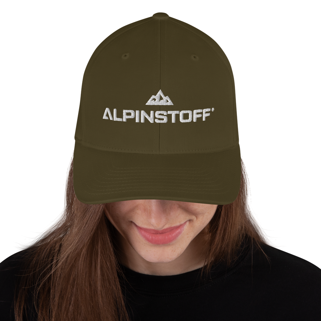 ALPINSTOFF® Twill Stretch Cap – White Stitch