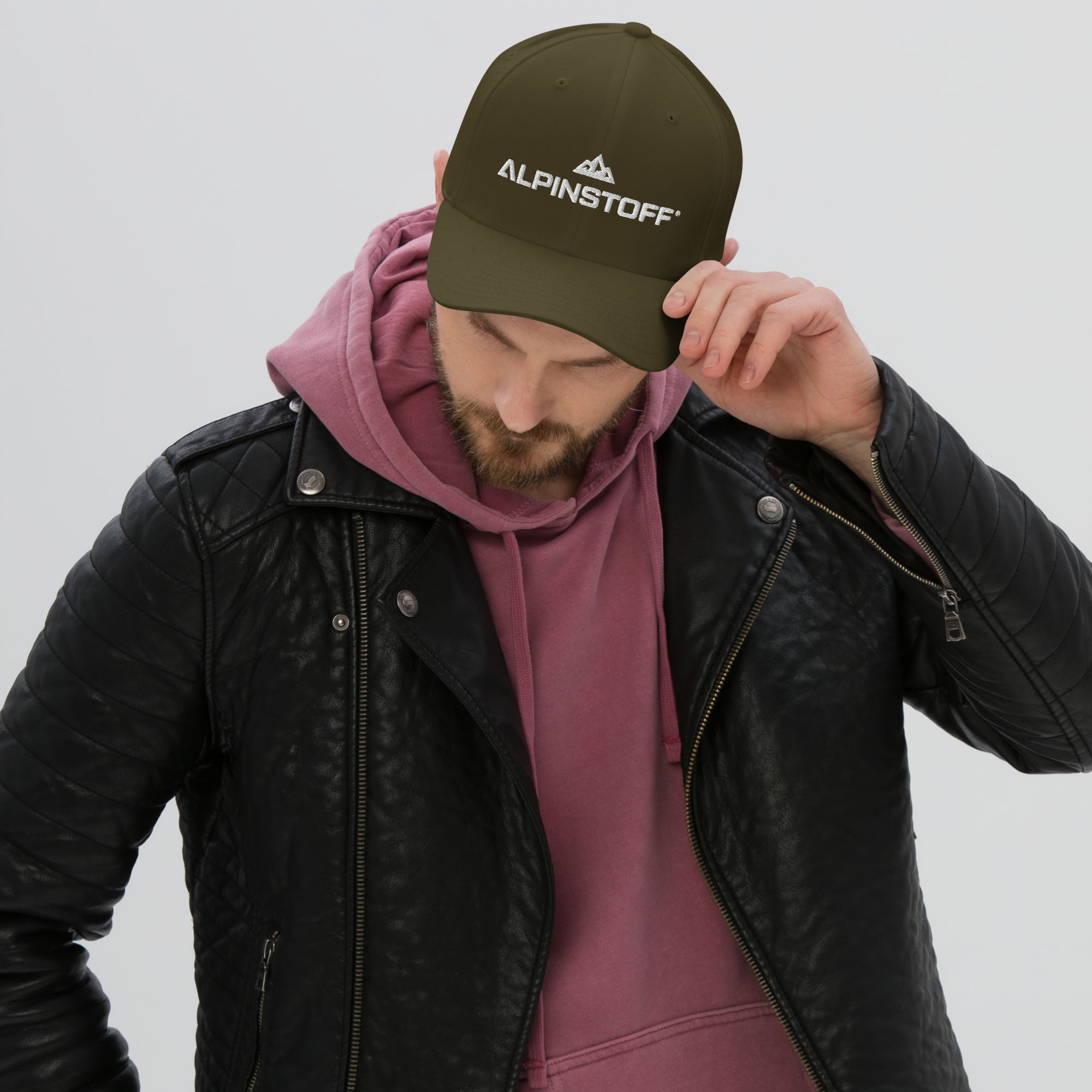 ALPINSTOFF® Twill Stretch Cap – White Stitch