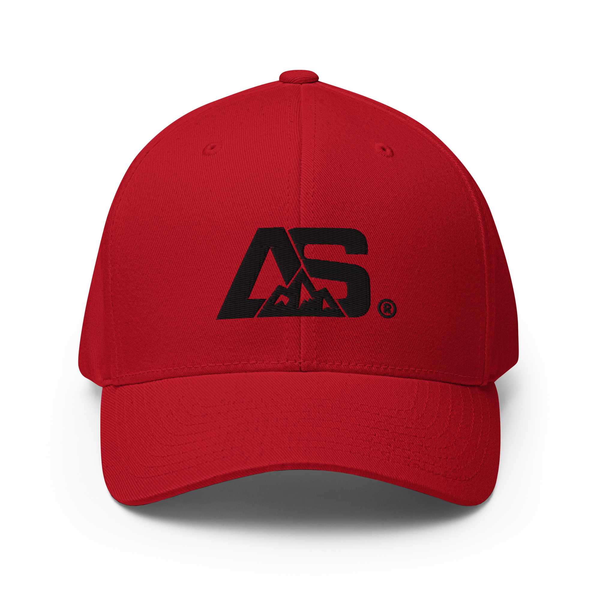 ALPINSTOFF® Twill Stretch Cap – AS Monogram Black Stitch