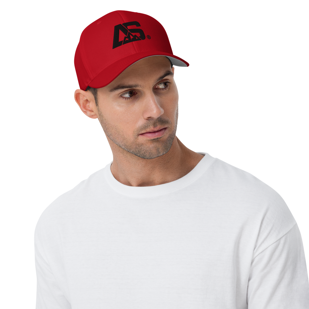 ALPINSTOFF® Twill Stretch Cap – AS Monogram Black Stitch