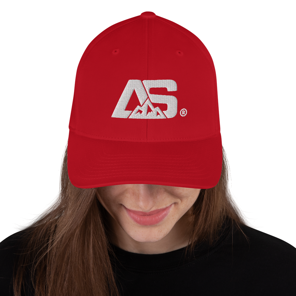 ALPINSTOFF® Twill Stretch Cap – AS Monogram White Stitch