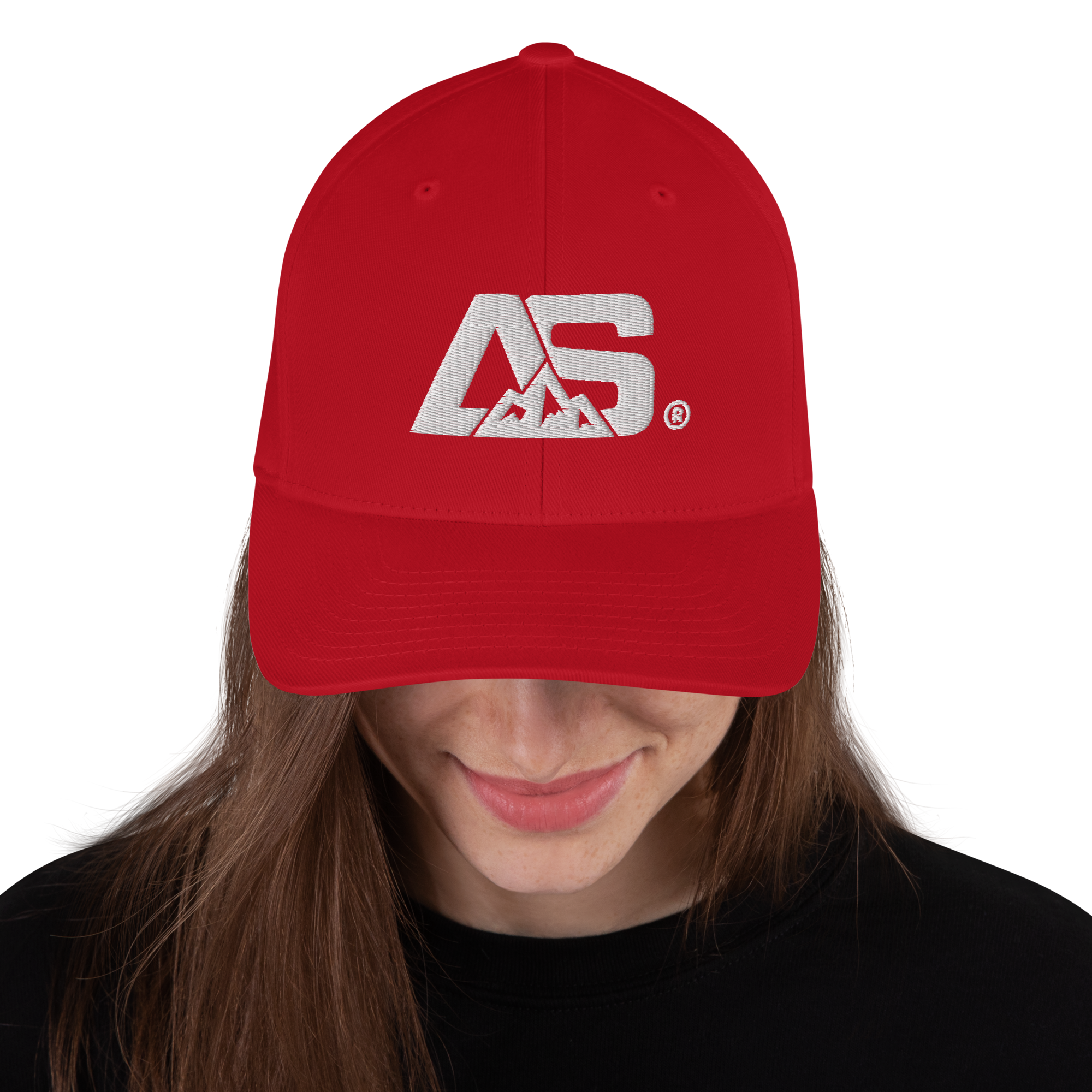 ALPINSTOFF® Twill Stretch Cap – AS Monogram White Stitch