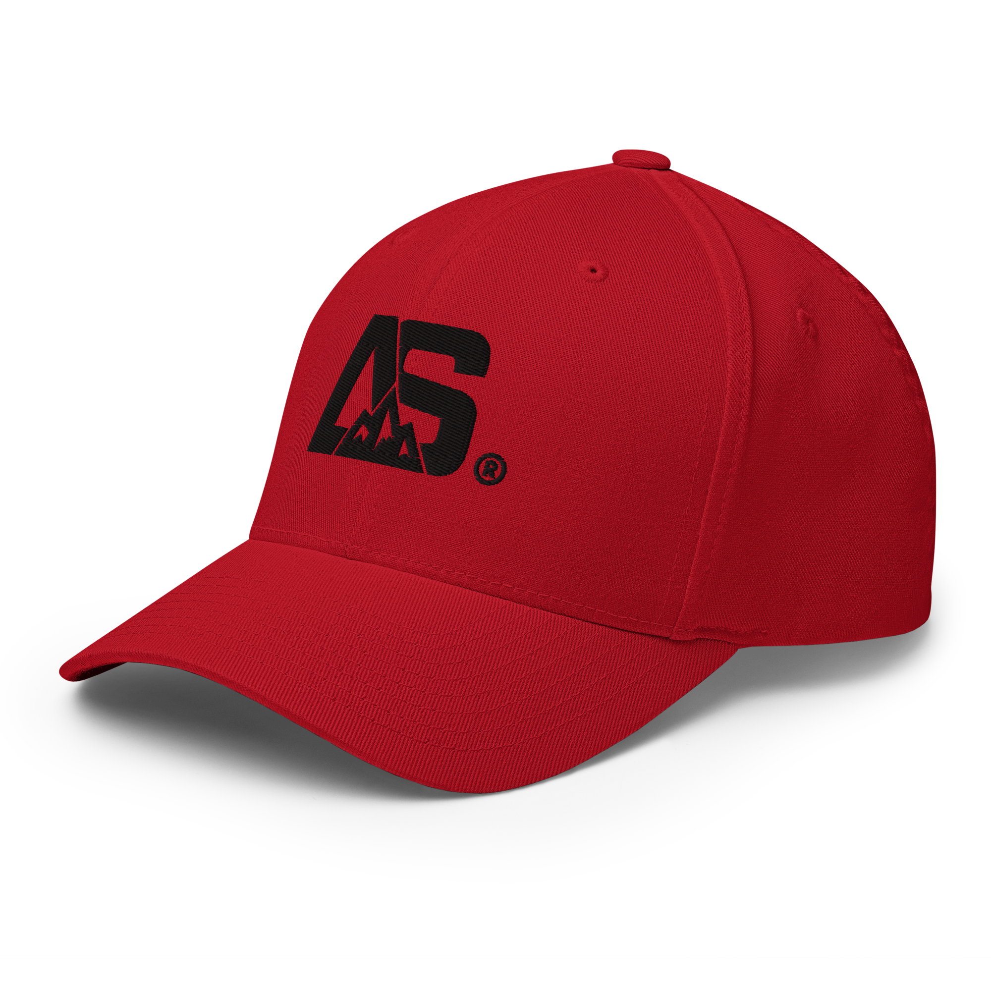 ALPINSTOFF® Twill Stretch Cap – AS Monogram Black Stitch