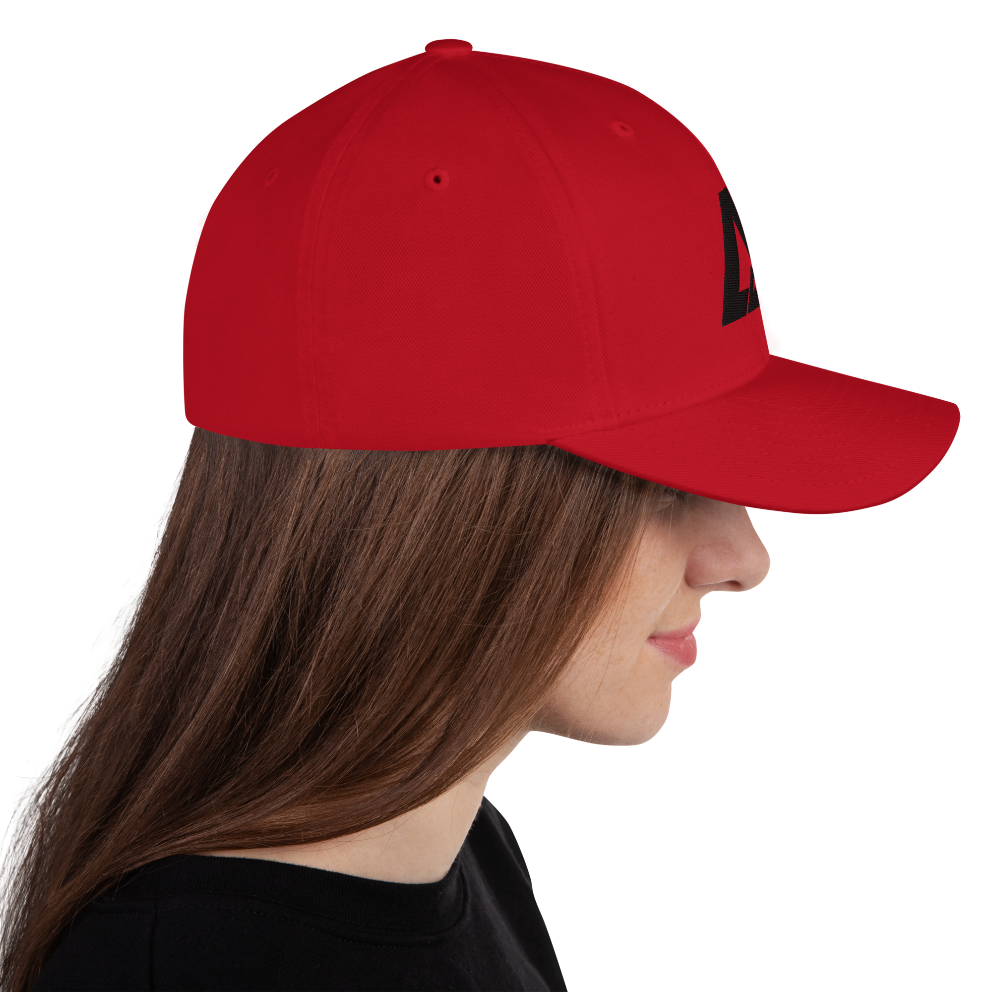 ALPINSTOFF® Twill Stretch Cap – AS Monogram Black Stitch