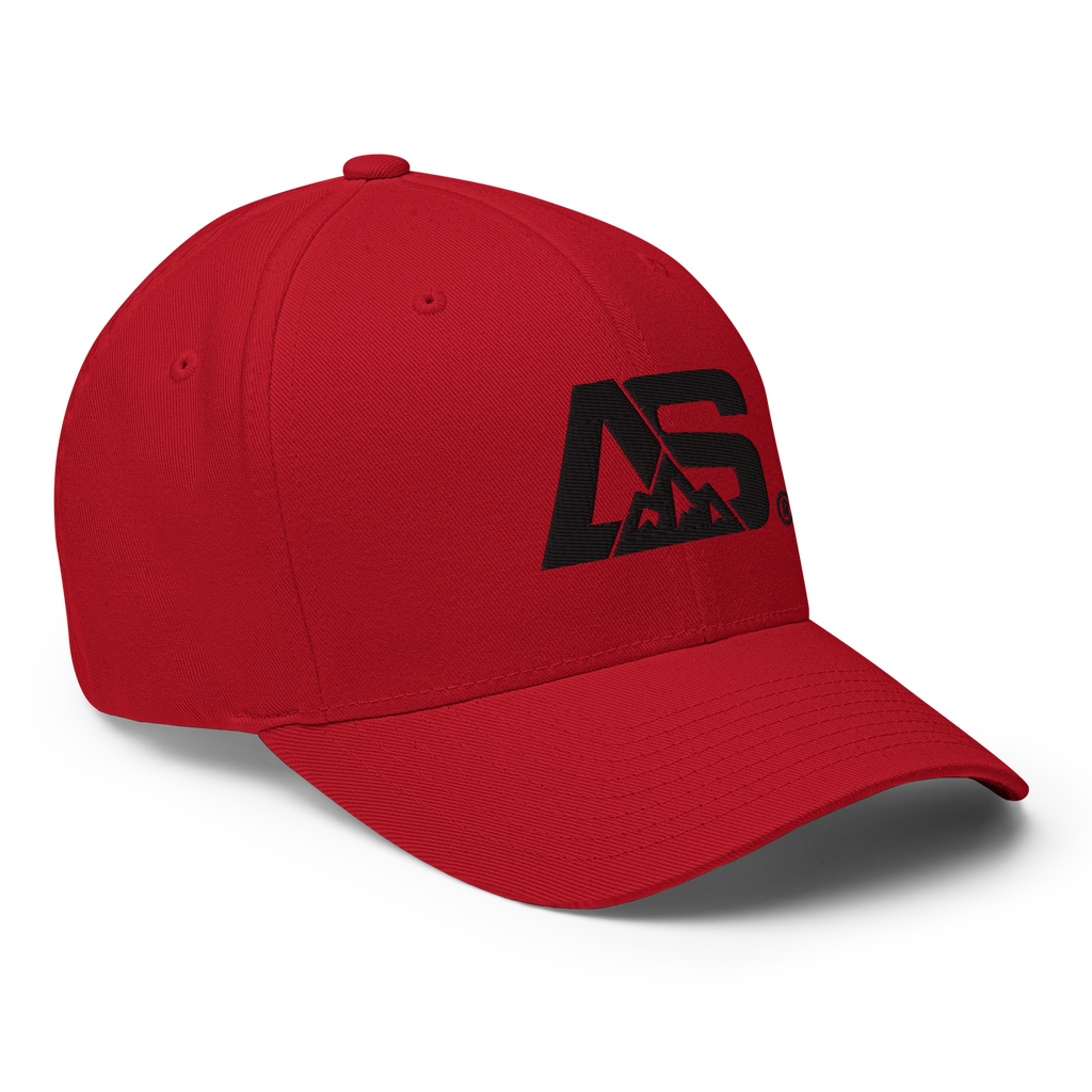ALPINSTOFF® Twill Stretch Cap – AS Monogram Black Stitch