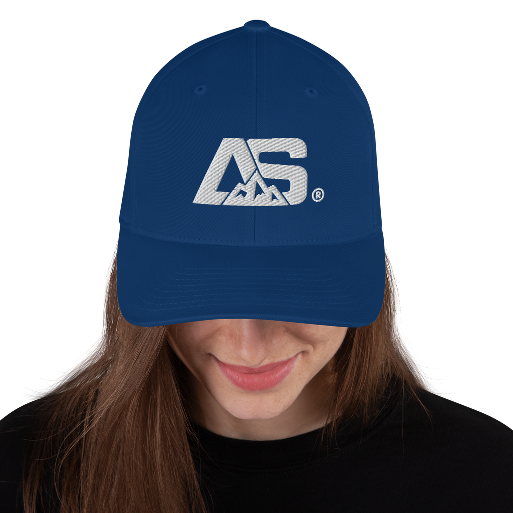 ALPINSTOFF® Twill Stretch Cap – AS Monogram White Stitch
