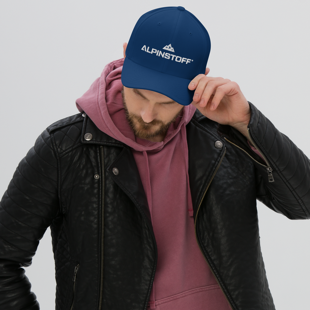 ALPINSTOFF® Twill Stretch Cap – White Stitch