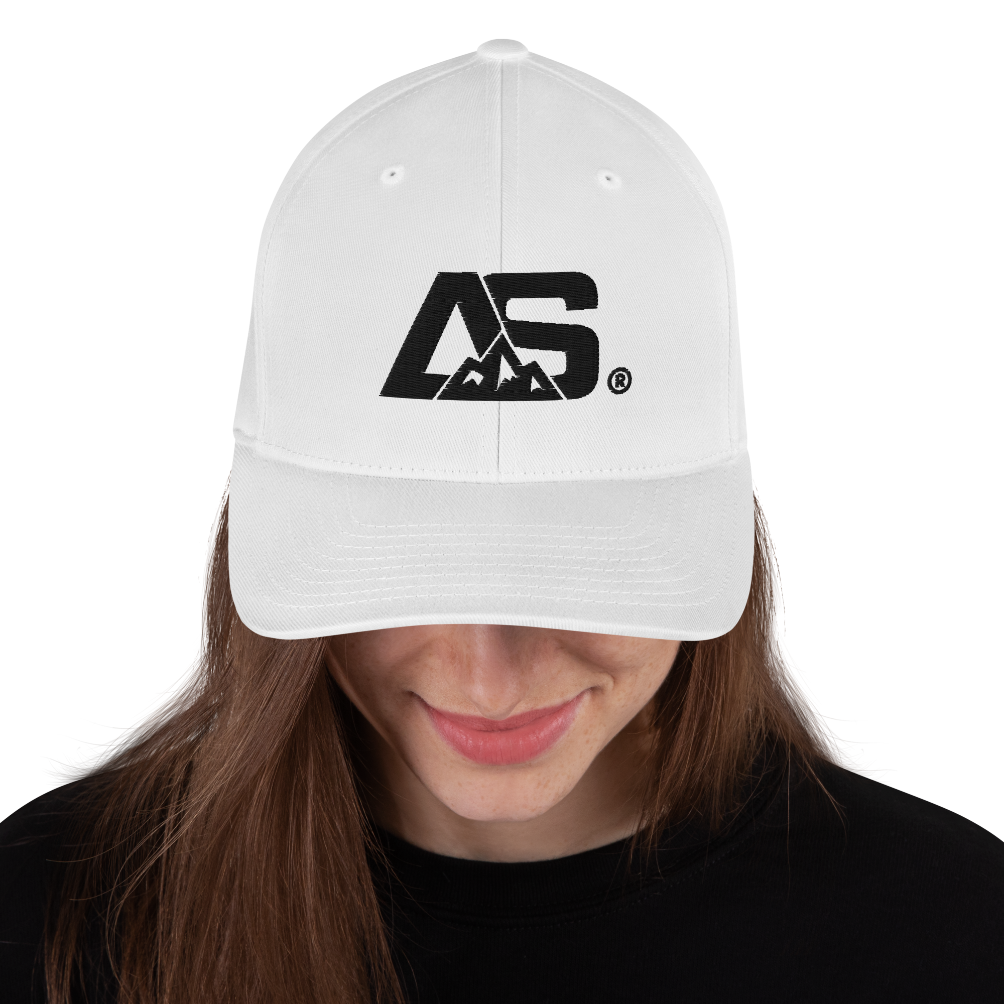 ALPINSTOFF® Twill Stretch Cap – AS Monogram Black Stitch