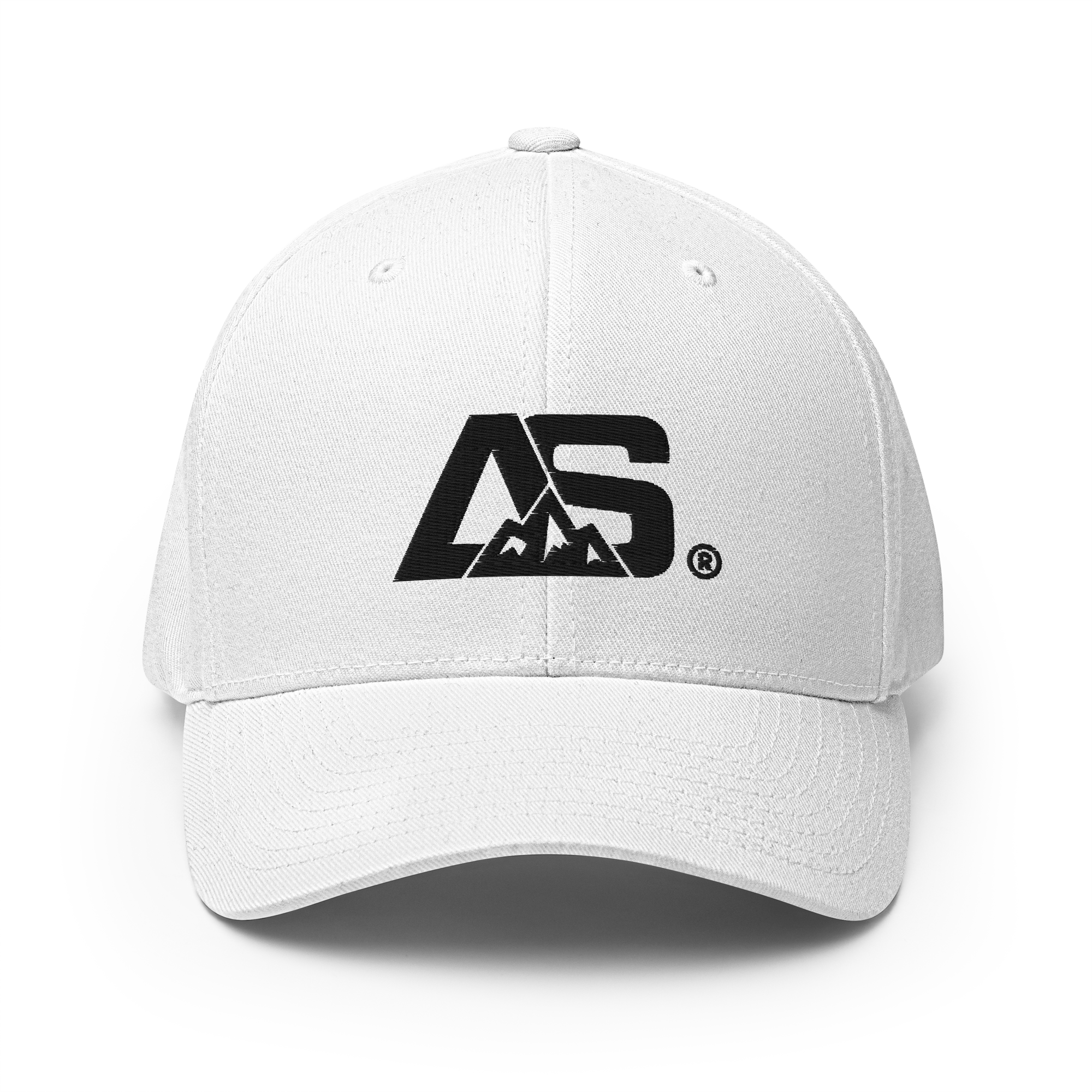 ALPINSTOFF® Twill Stretch Cap – AS Monogram Black Stitch