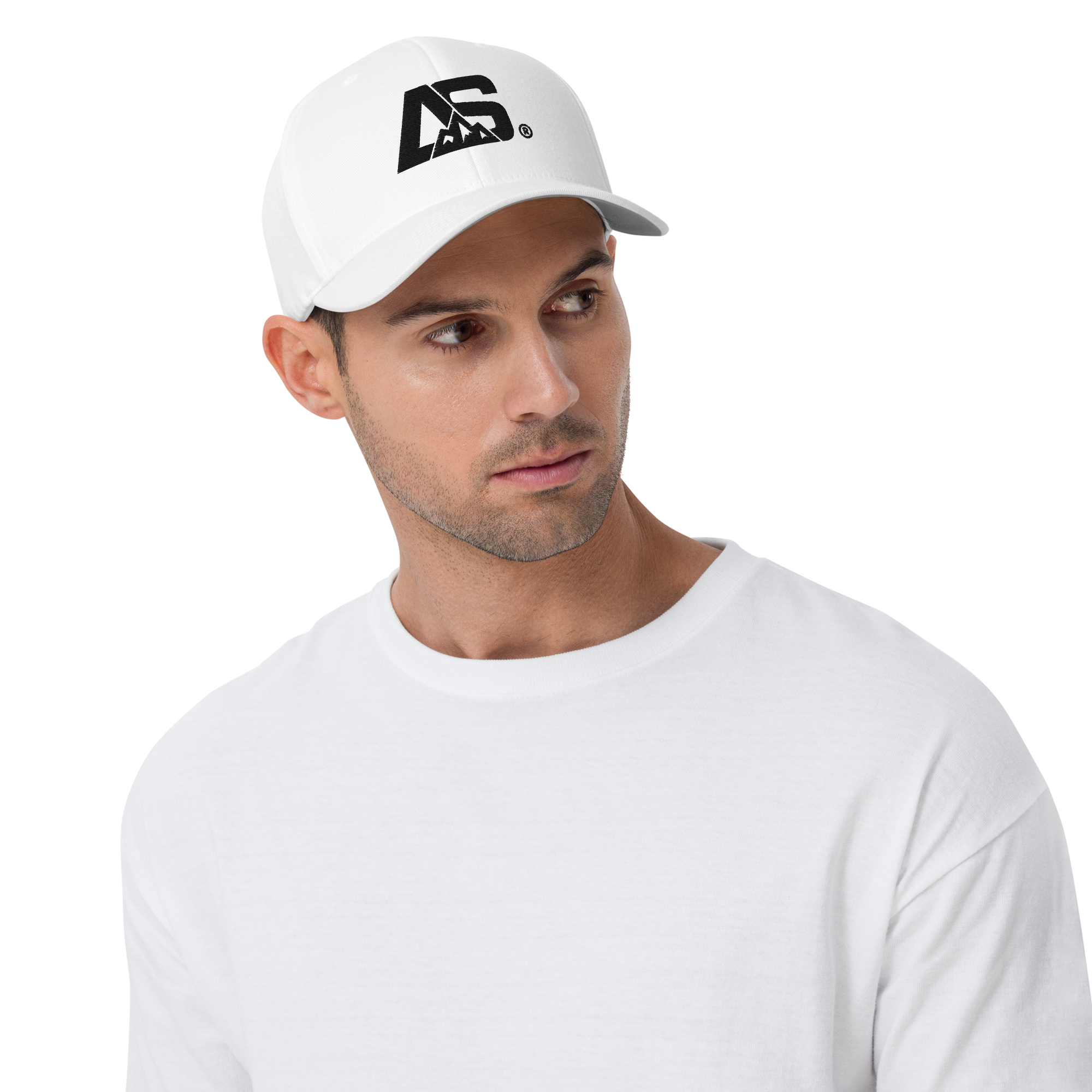 ALPINSTOFF® Twill Stretch Cap – AS Monogram Black Stitch