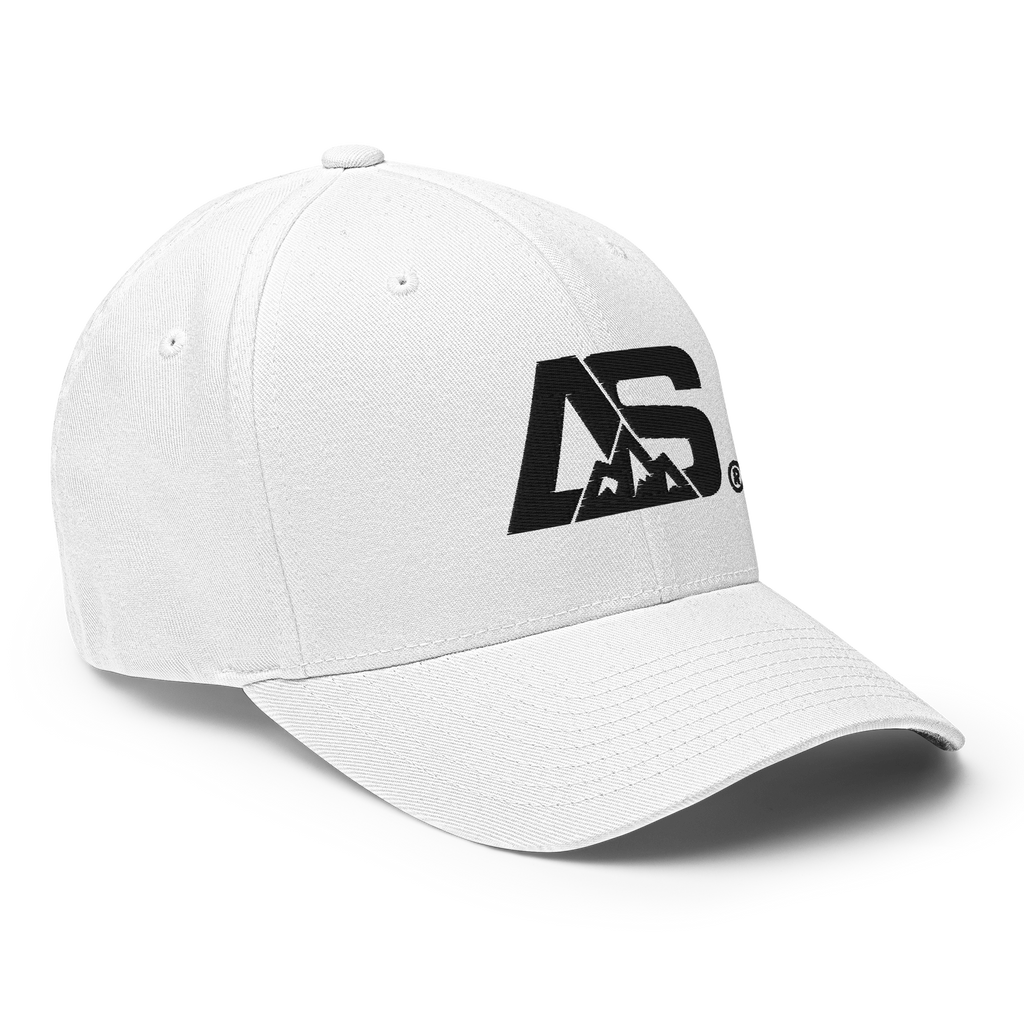 ALPINSTOFF® Twill Stretch Cap – AS Monogram Black Stitch