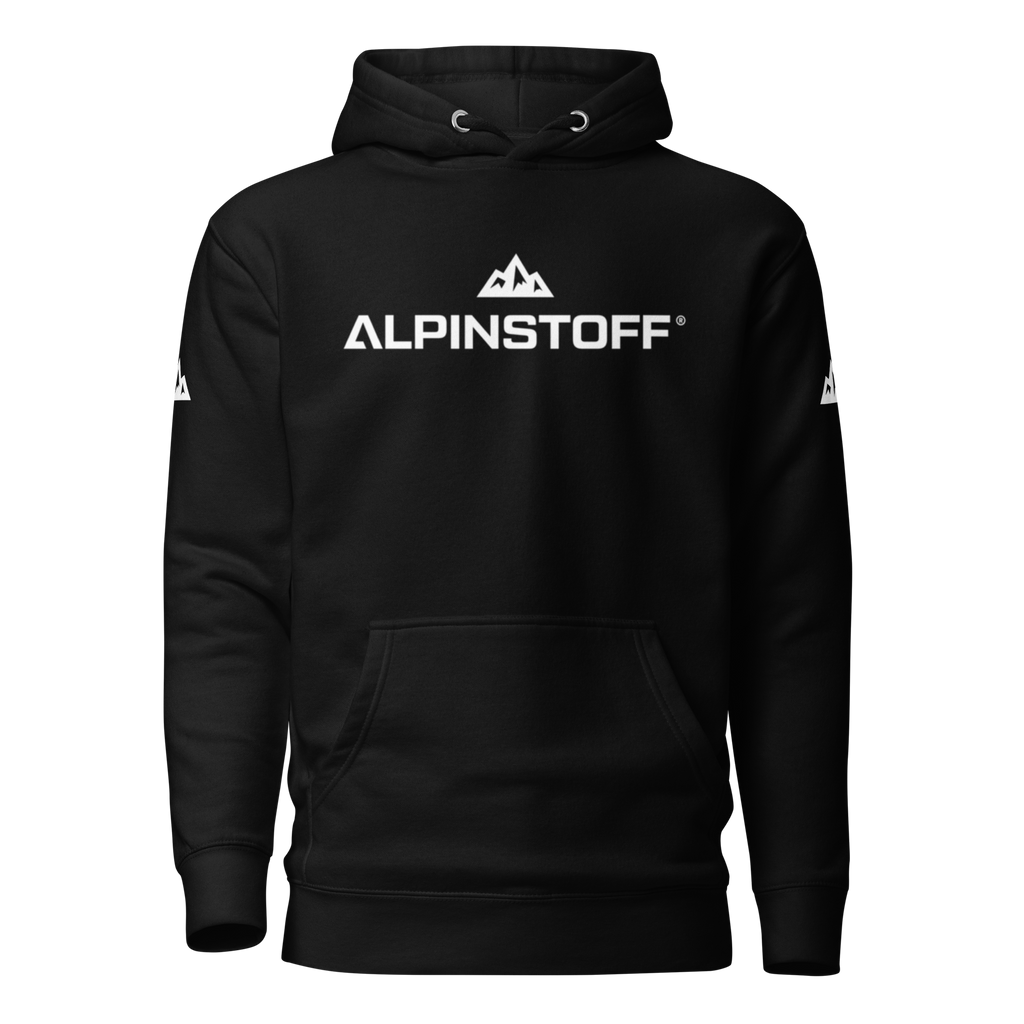 ALPINSTOFF® Essential Heavy Hoodie – White Print Edition