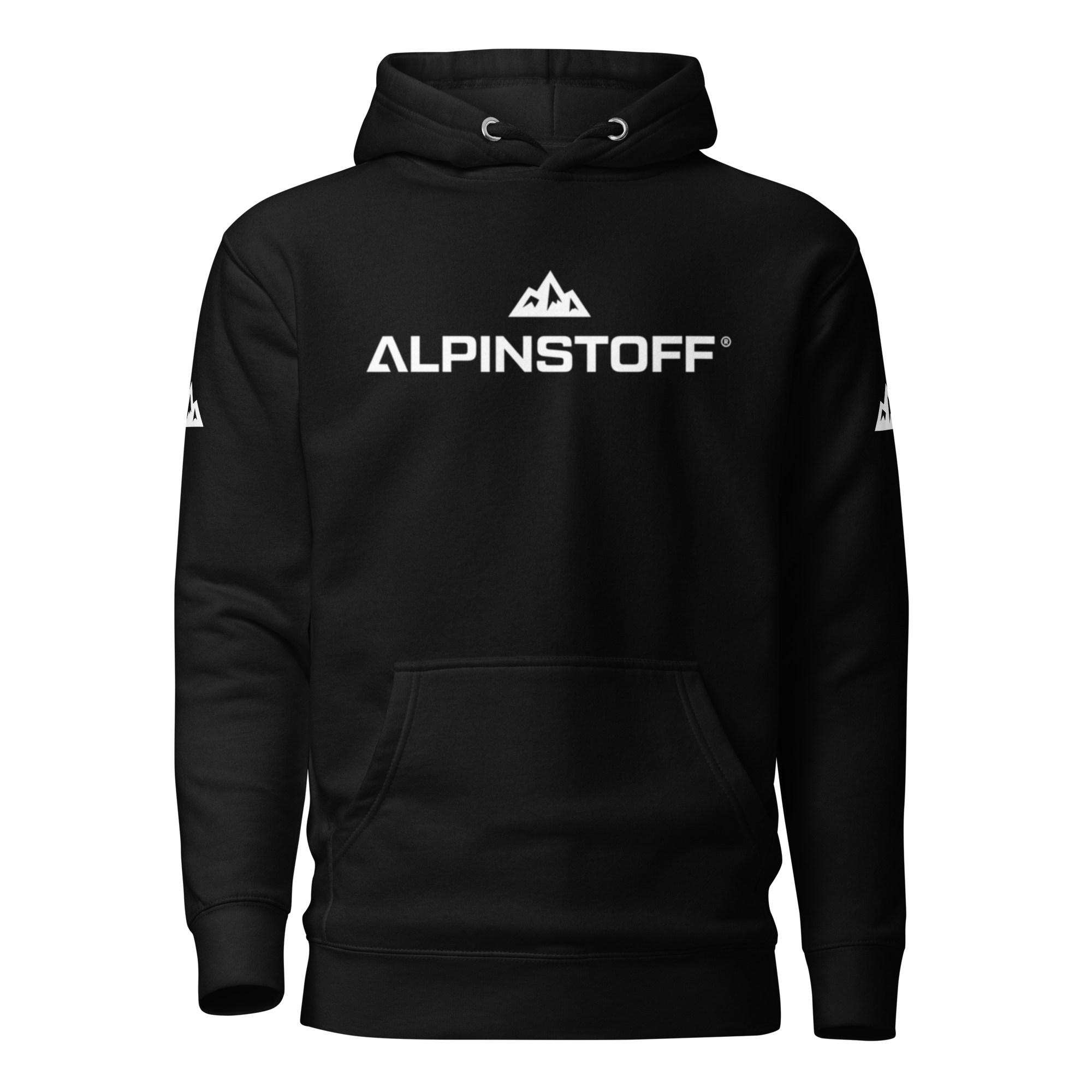 ALPINSTOFF® Essential Heavy Hoodie – White Print Edition