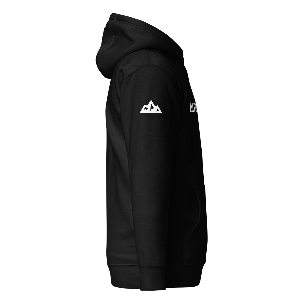 ALPINSTOFF® Essential Heavy Hoodie – White Print Edition