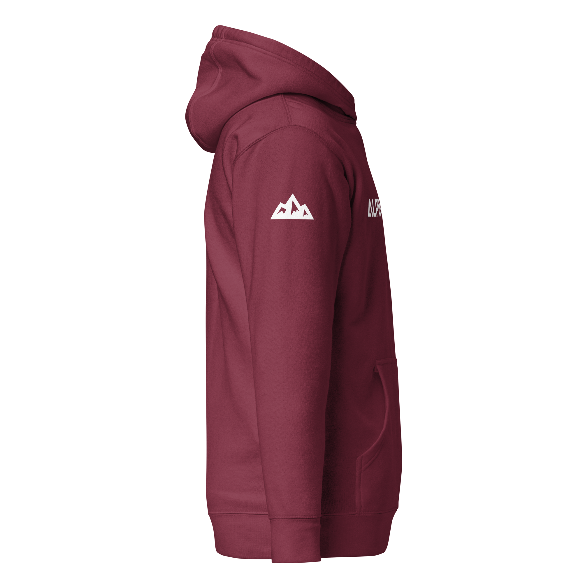 ALPINSTOFF® Essential Heavy Hoodie – White Print Edition