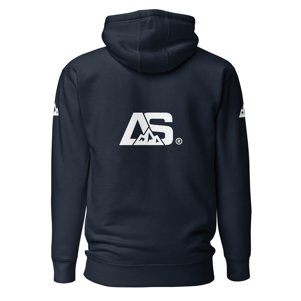 ALPINSTOFF® Essential Heavy Hoodie – White Print Edition