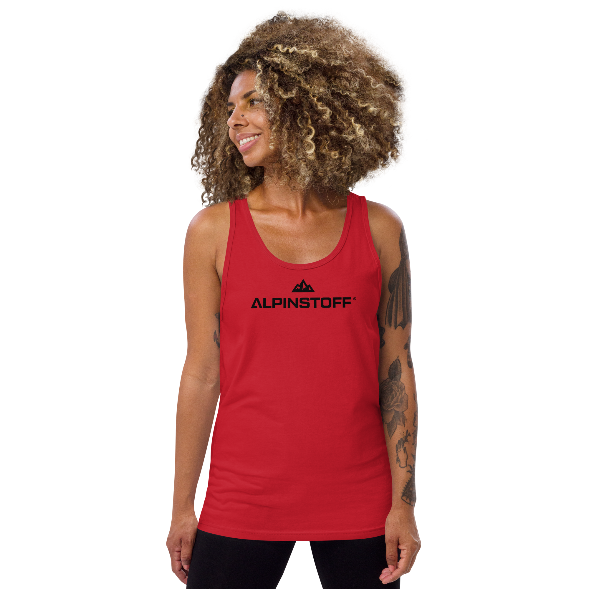 ALPINSTOFF® Classic Tank Top – Black Print