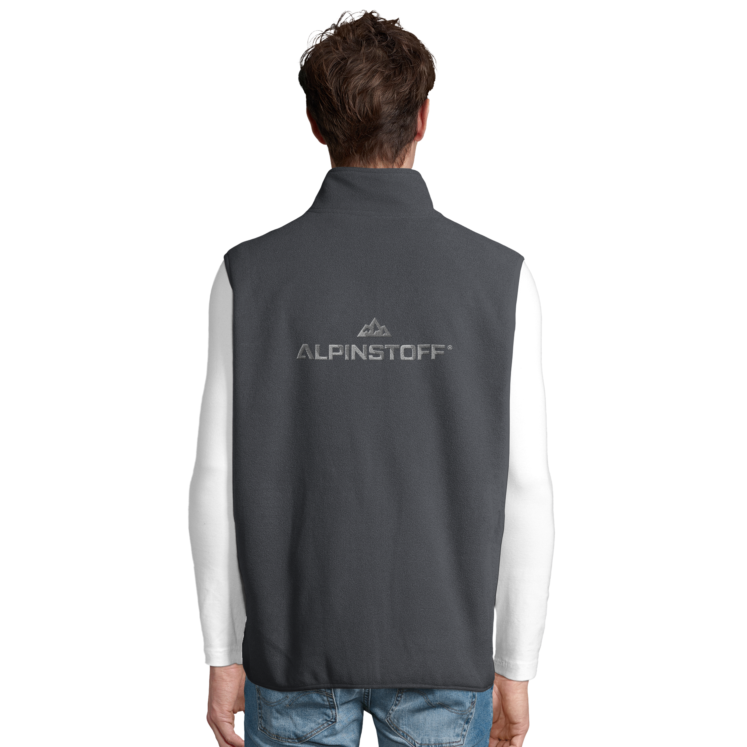 ALPINSTOFF® Unisex Mikrofleece-Weste AS Front