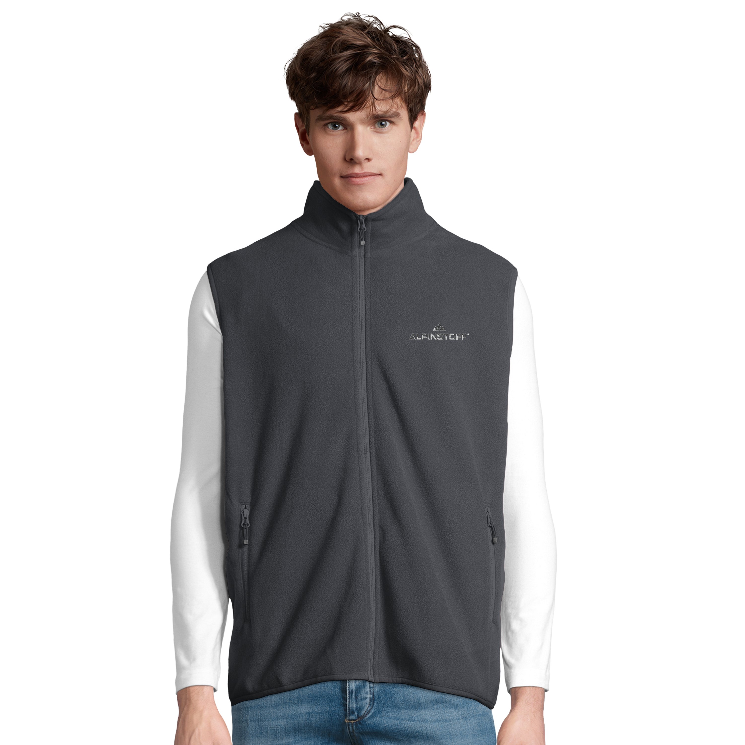 ALPINSTOFF® Unisex Mikrofleece-Weste AS Back