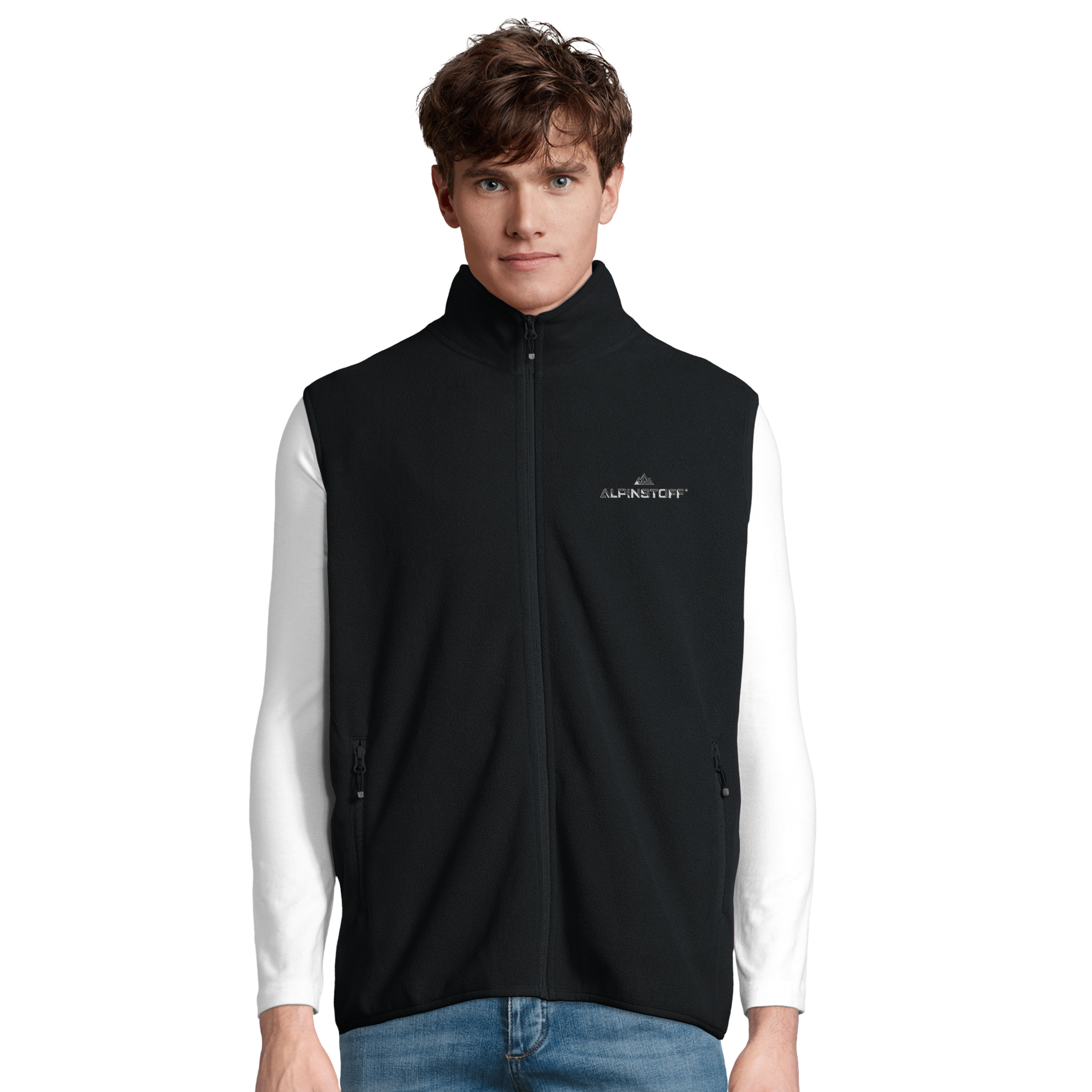 ALPINSTOFF® Unisex Mikrofleece-Weste AS Back