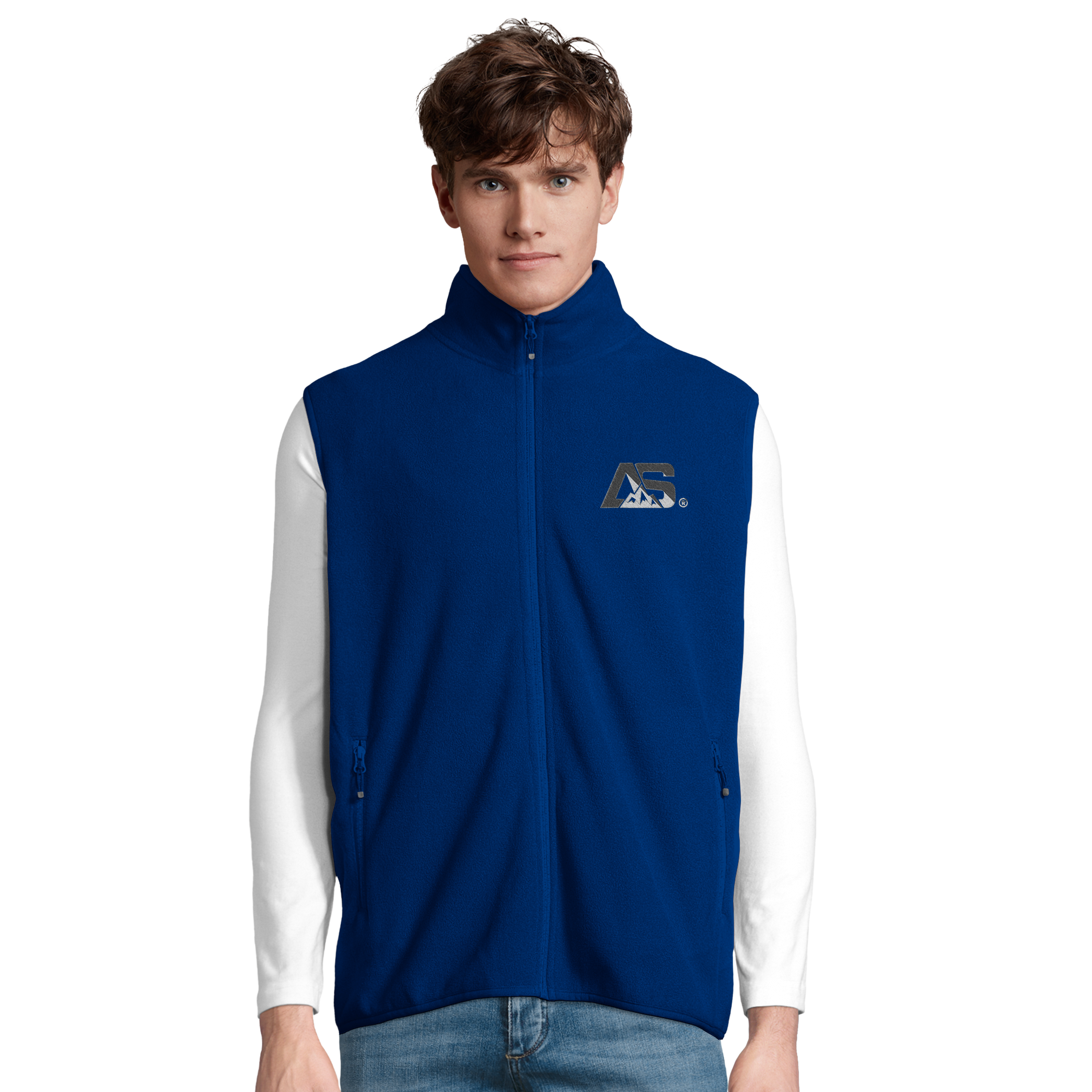 ALPINSTOFF® Unisex Mikrofleece-Weste AS Front